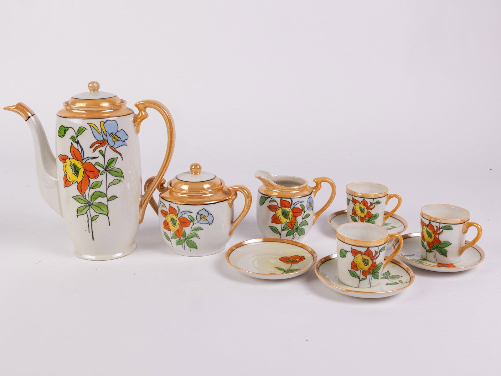 Vintage Japanese Lusterware Tea Set (1 of 3)