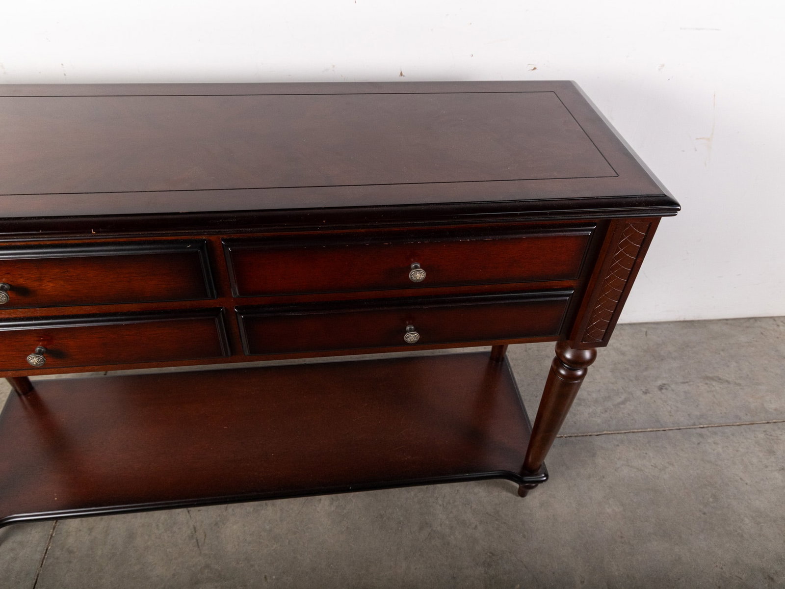 Contemporary 4-Drawer Console Table - 3