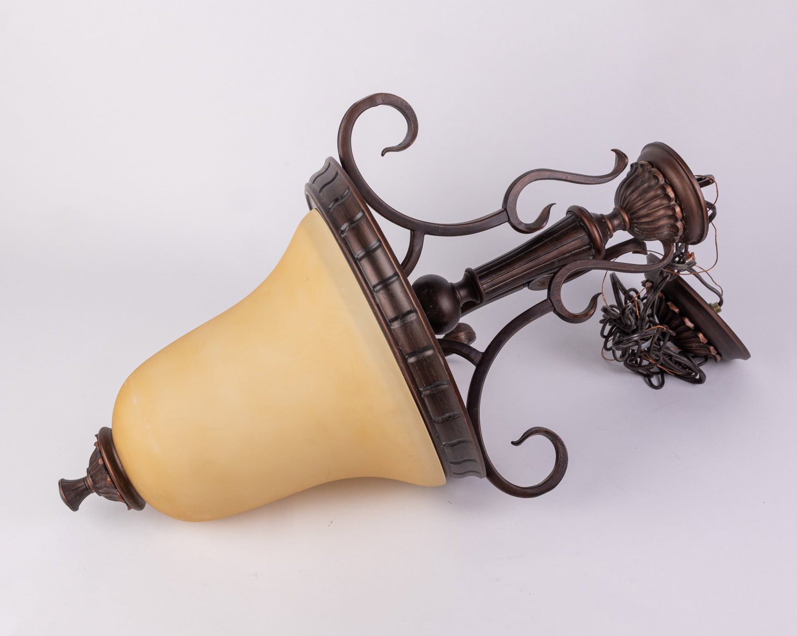 Contemporary Brushed Bronze 3-Light Invert Bowl Pendant Fixture: Contemporary Brushed Bronze 3-Light Invert Bowl Pendant Fixture Size 27" H Literature Brooks Auction – Online Auction Terms & Conditions Contact: (856) 694-2960 | info@brooks.auction READ