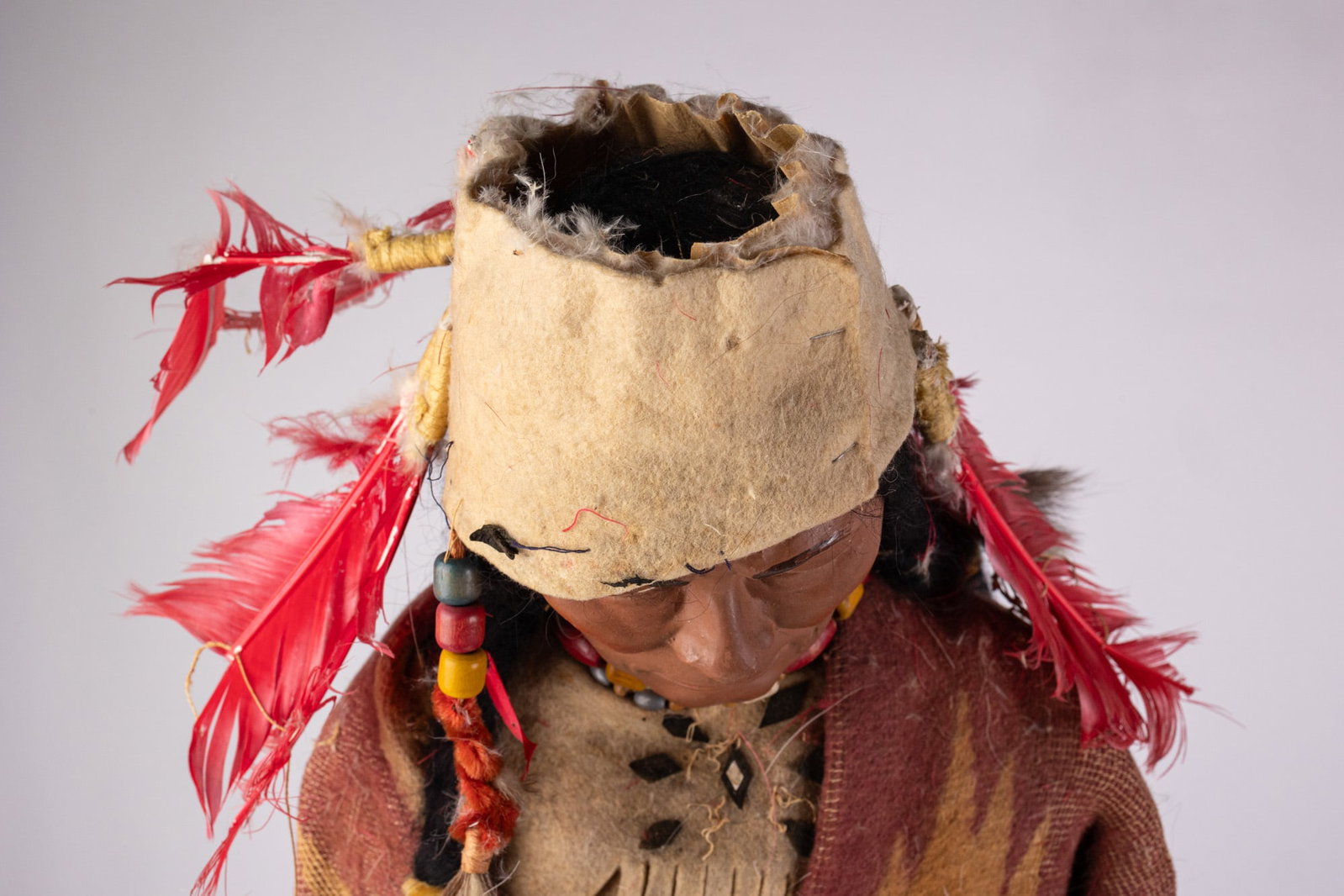 Vintage Large 3' Skookum Indian Native American Doll - 17