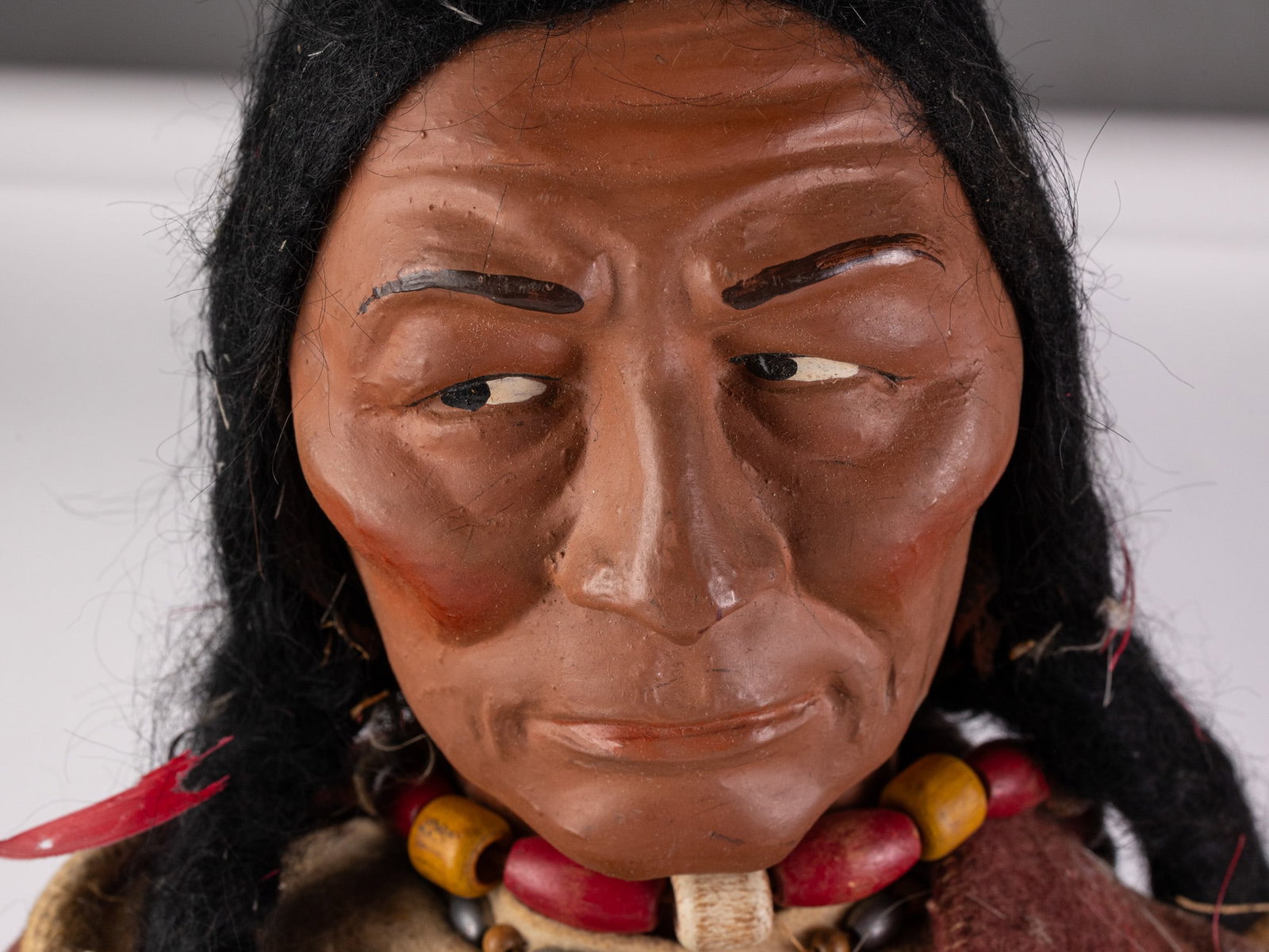 Vintage Large 3' Skookum Indian Native American Doll - 5
