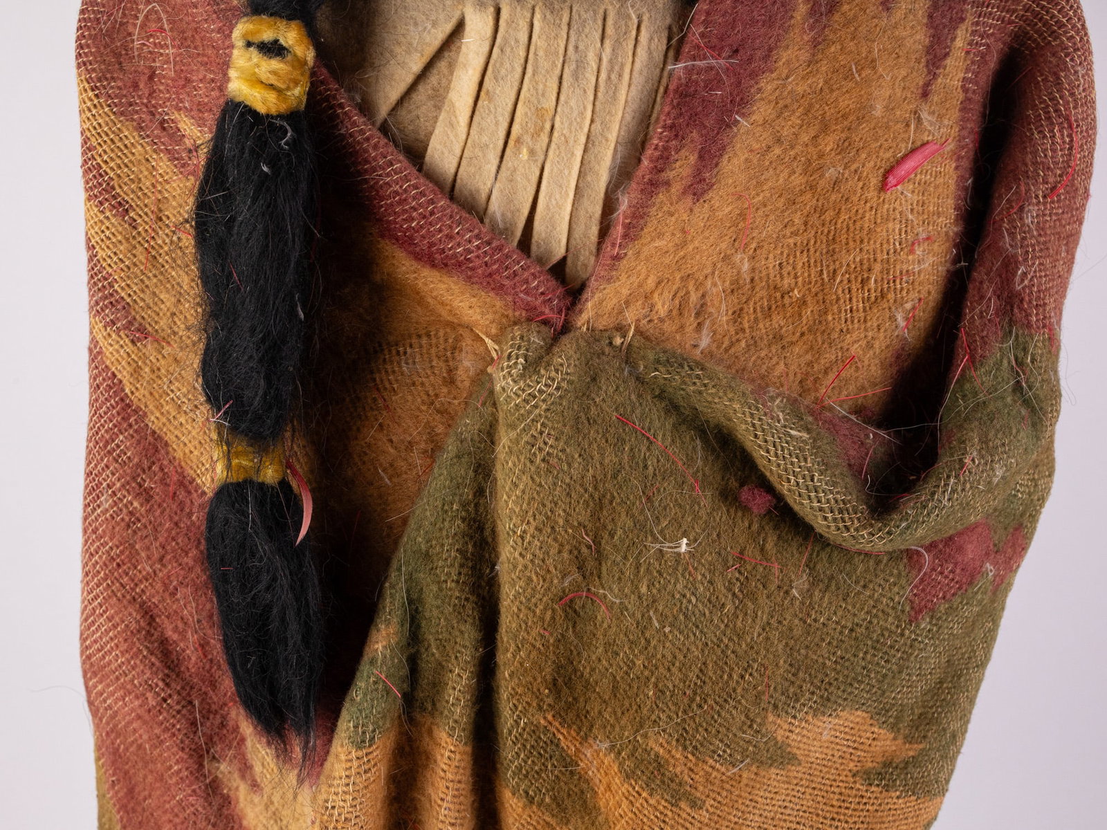 Vintage Large 3' Skookum Indian Native American Doll - 7