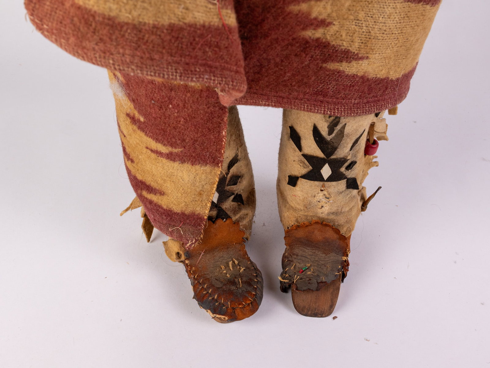 Vintage Large 3' Skookum Indian Native American Doll - 9