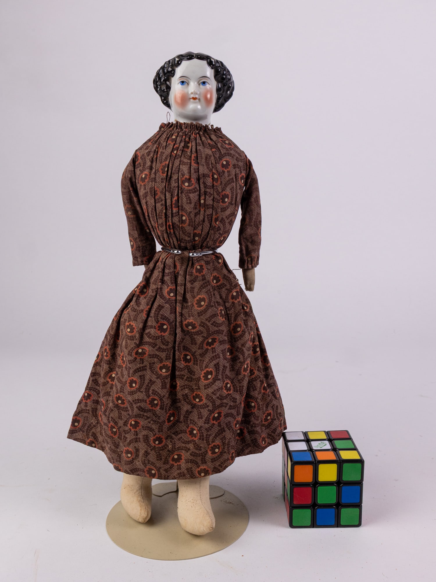 Mid 19th Century Antique China Head Doll - 2