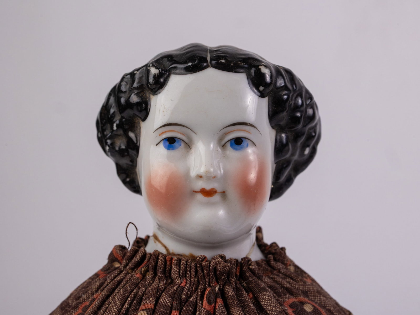 Mid 19th Century Antique China Head Doll - 5