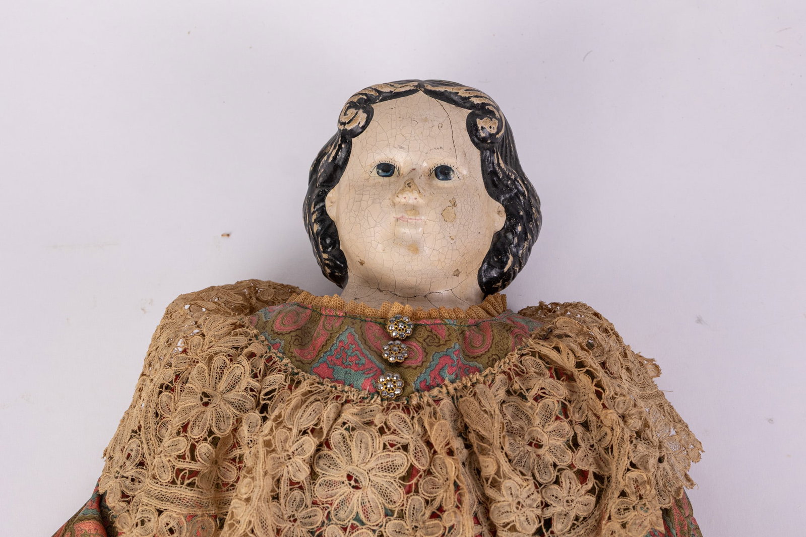 Grenier Antique Papier Mache Doll - 3