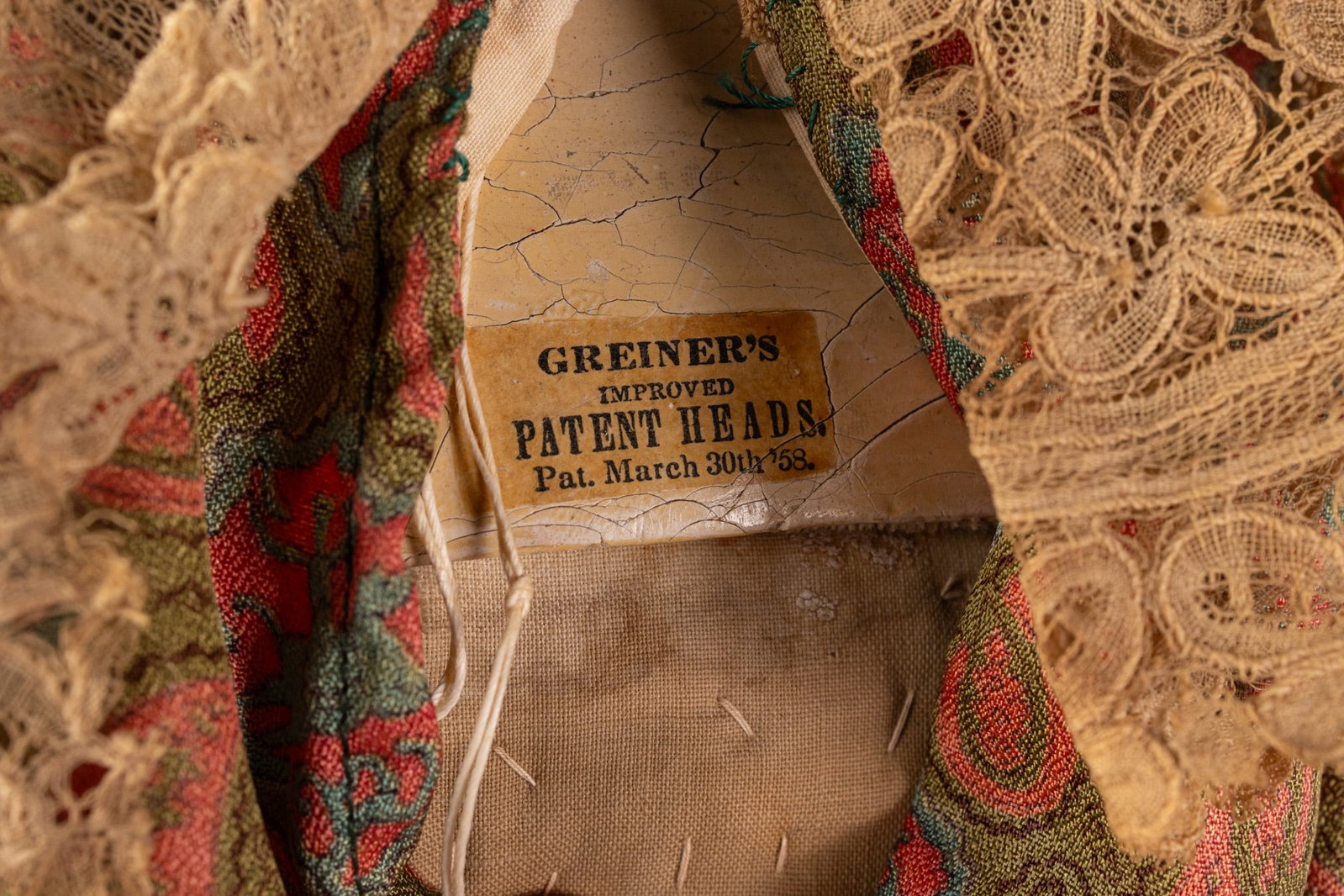 Grenier Antique Papier Mache Doll - 9