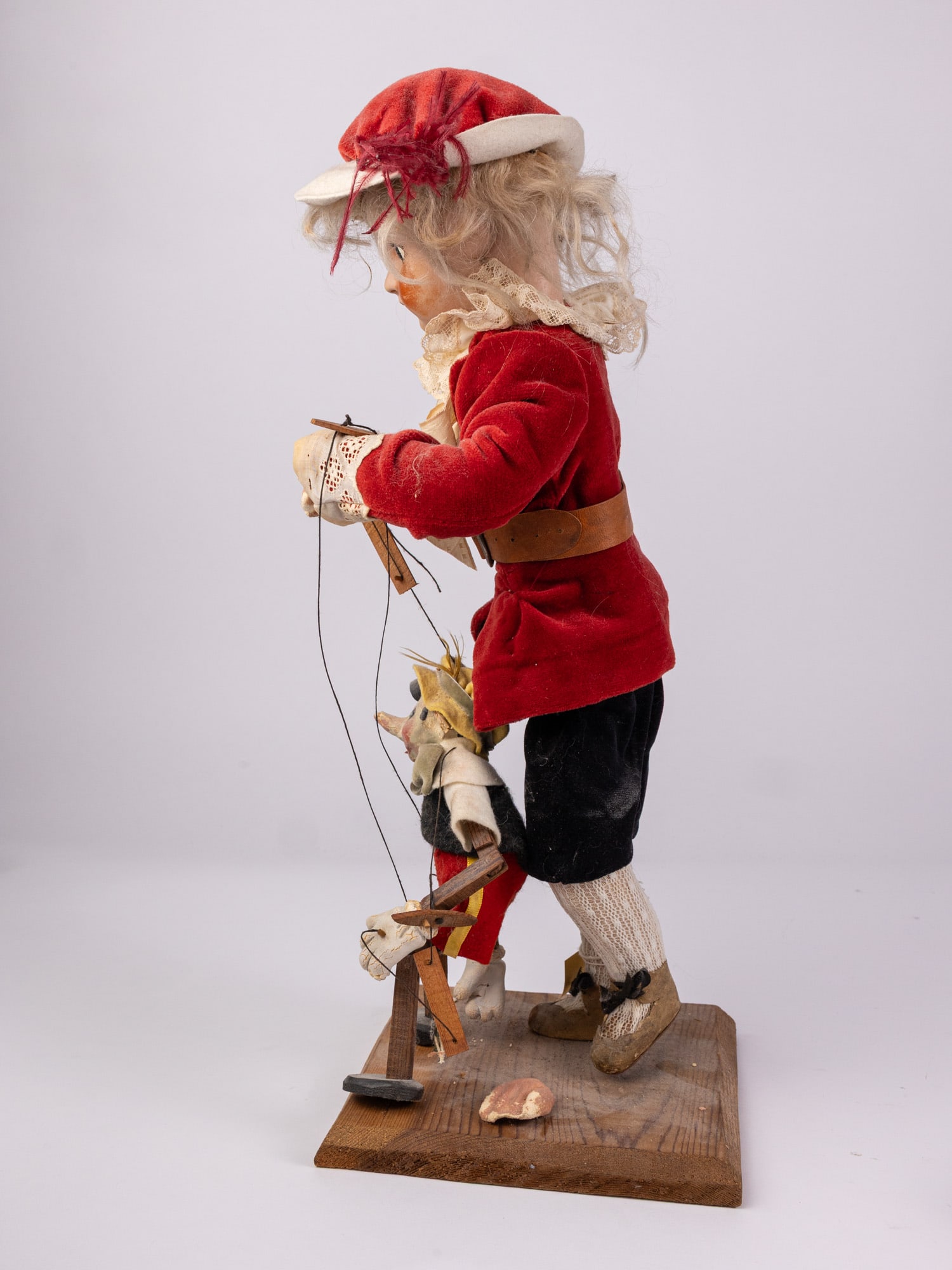SFBJ 1940's Pinocchio Marionette Doll - 6