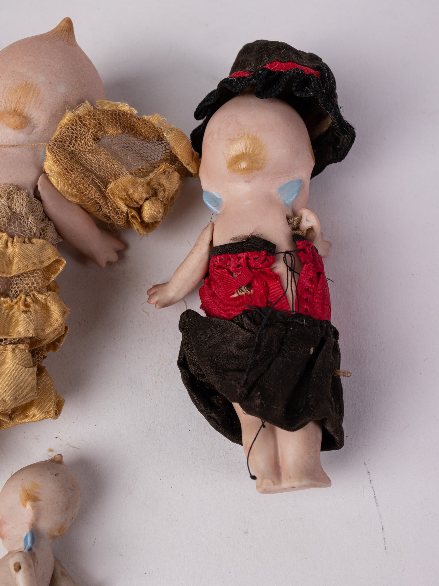 (5) Antique Rose O'Neill German Bisque "Kewpie" Dolls - 9