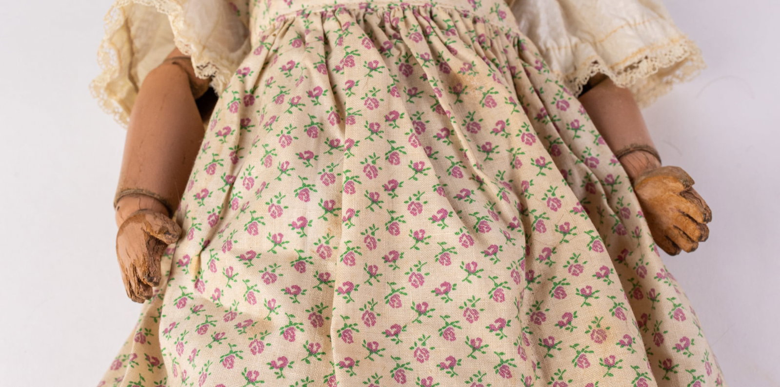 Antique Schoenhut 15" Girl Doll - 4