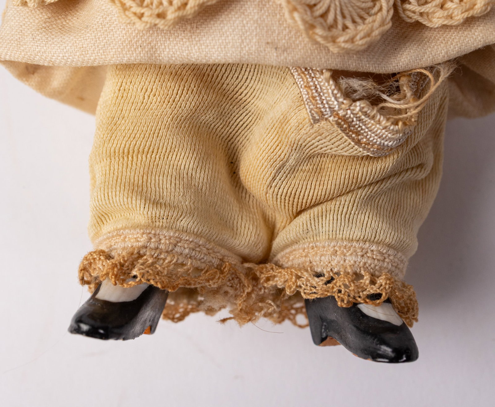 Antique 6.5" Porcelain Bisque Doll - 5
