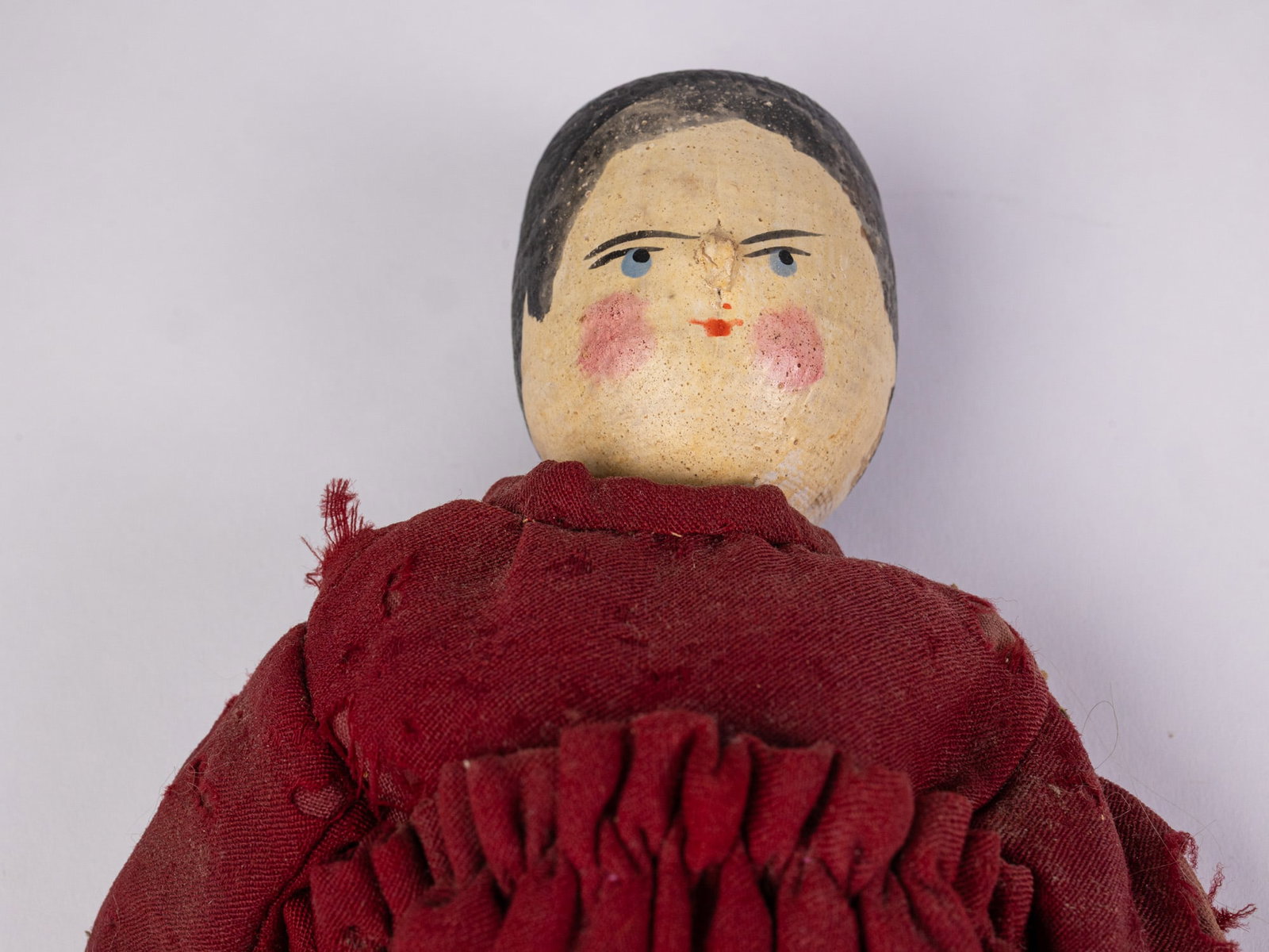 Vintage Wooden Peg Doll - 3