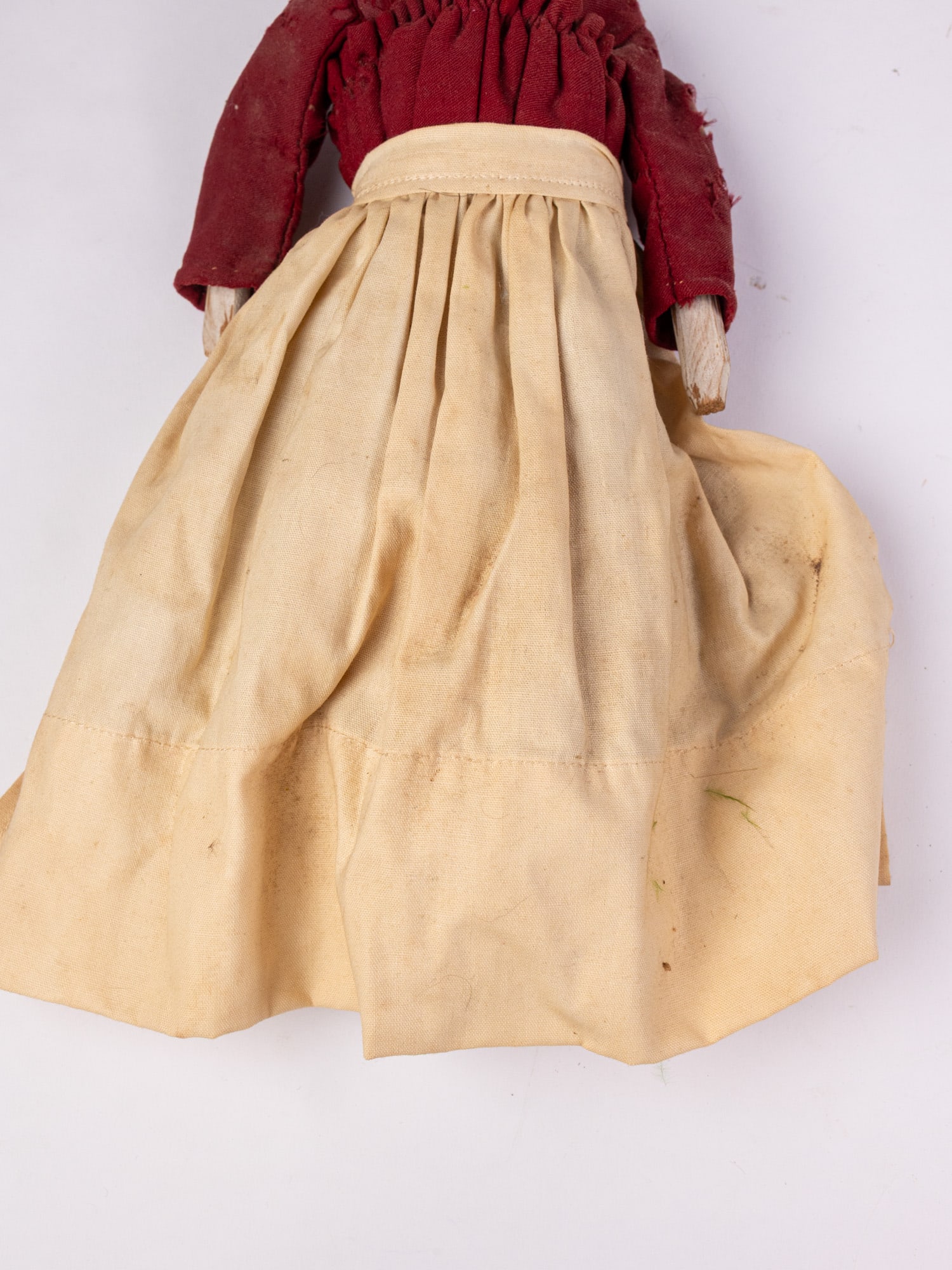 Vintage Wooden Peg Doll - 4
