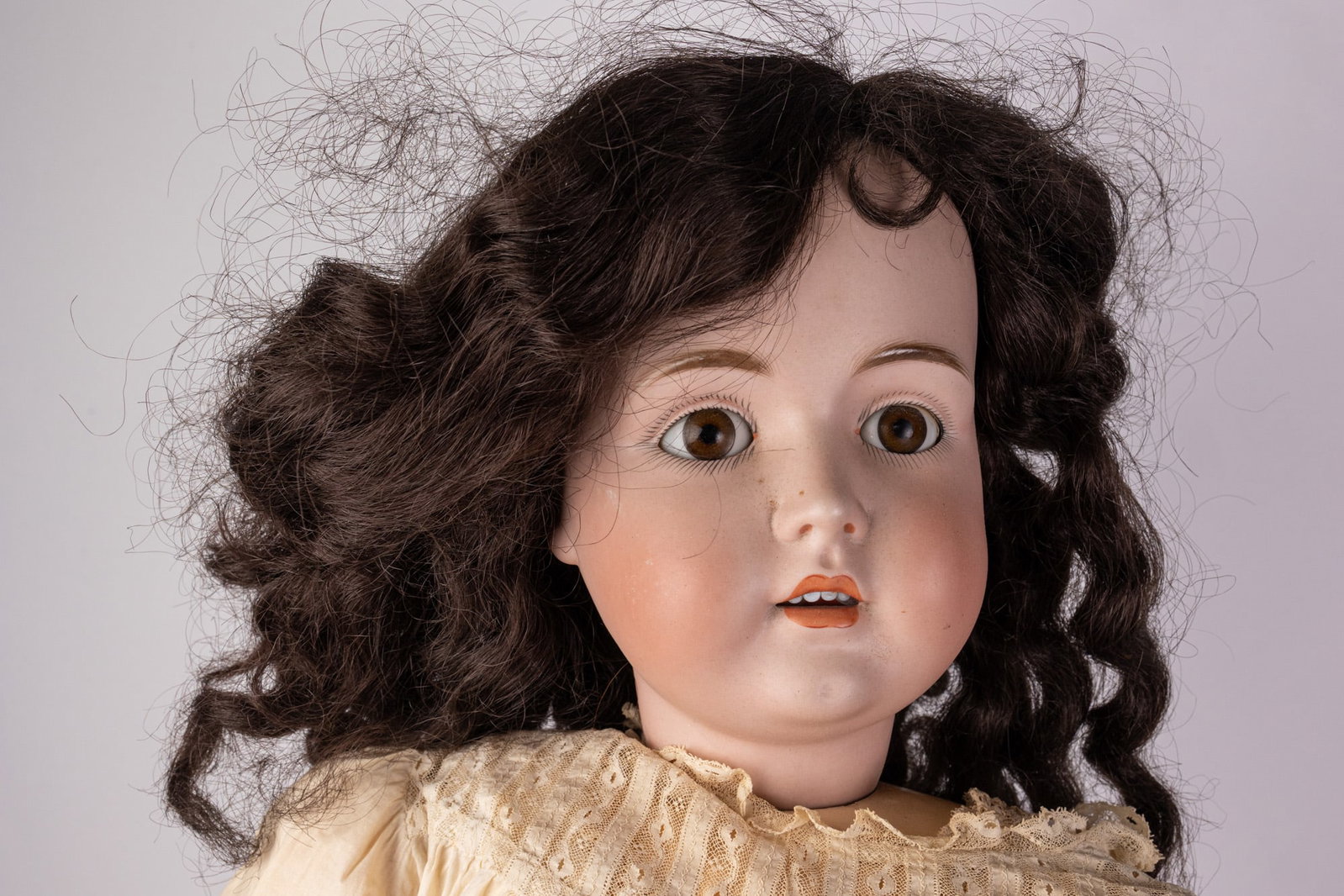 Antique 33" German Bisque Doll - 4