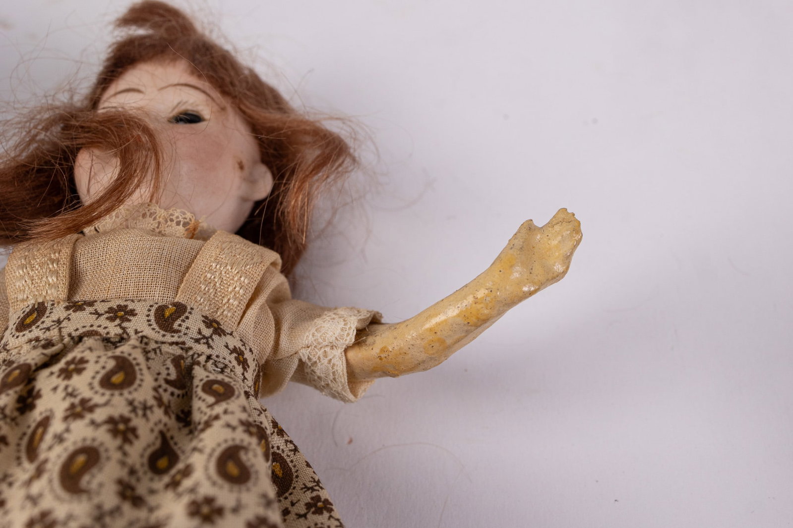 Antique German Bisque 7" Doll - 7