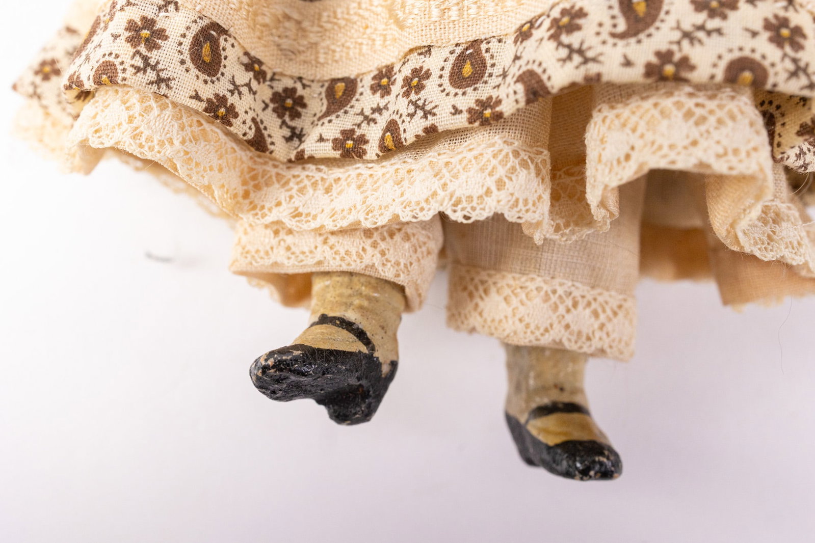 Antique German Bisque 7" Doll - 9