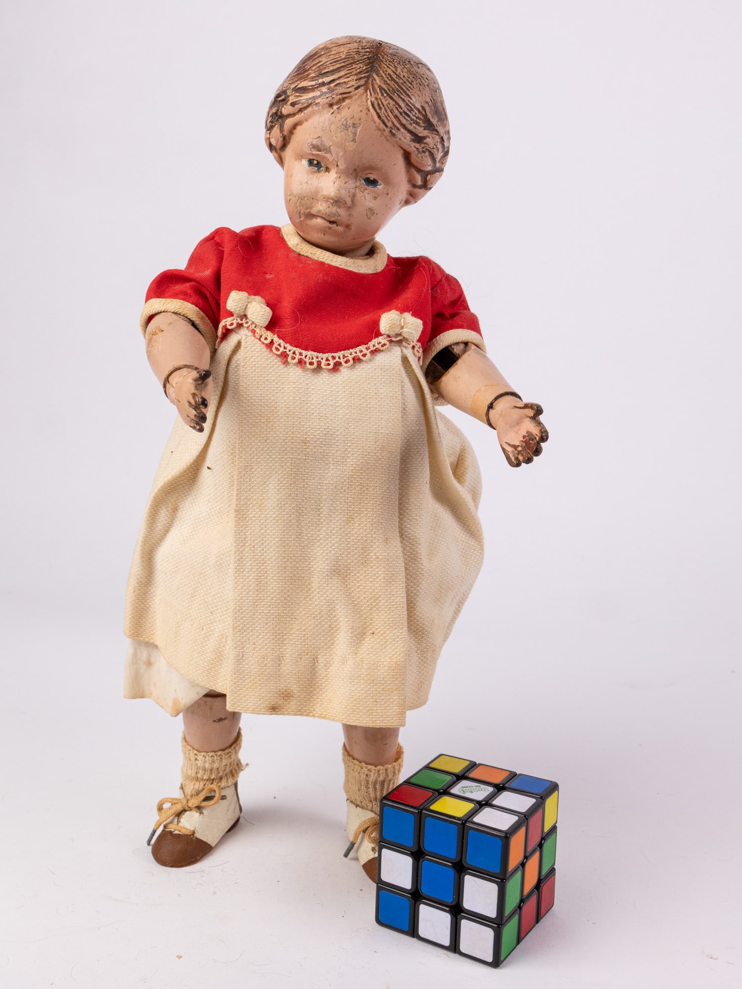 Schoenhut 14" Jointed Wooden Doll - 2