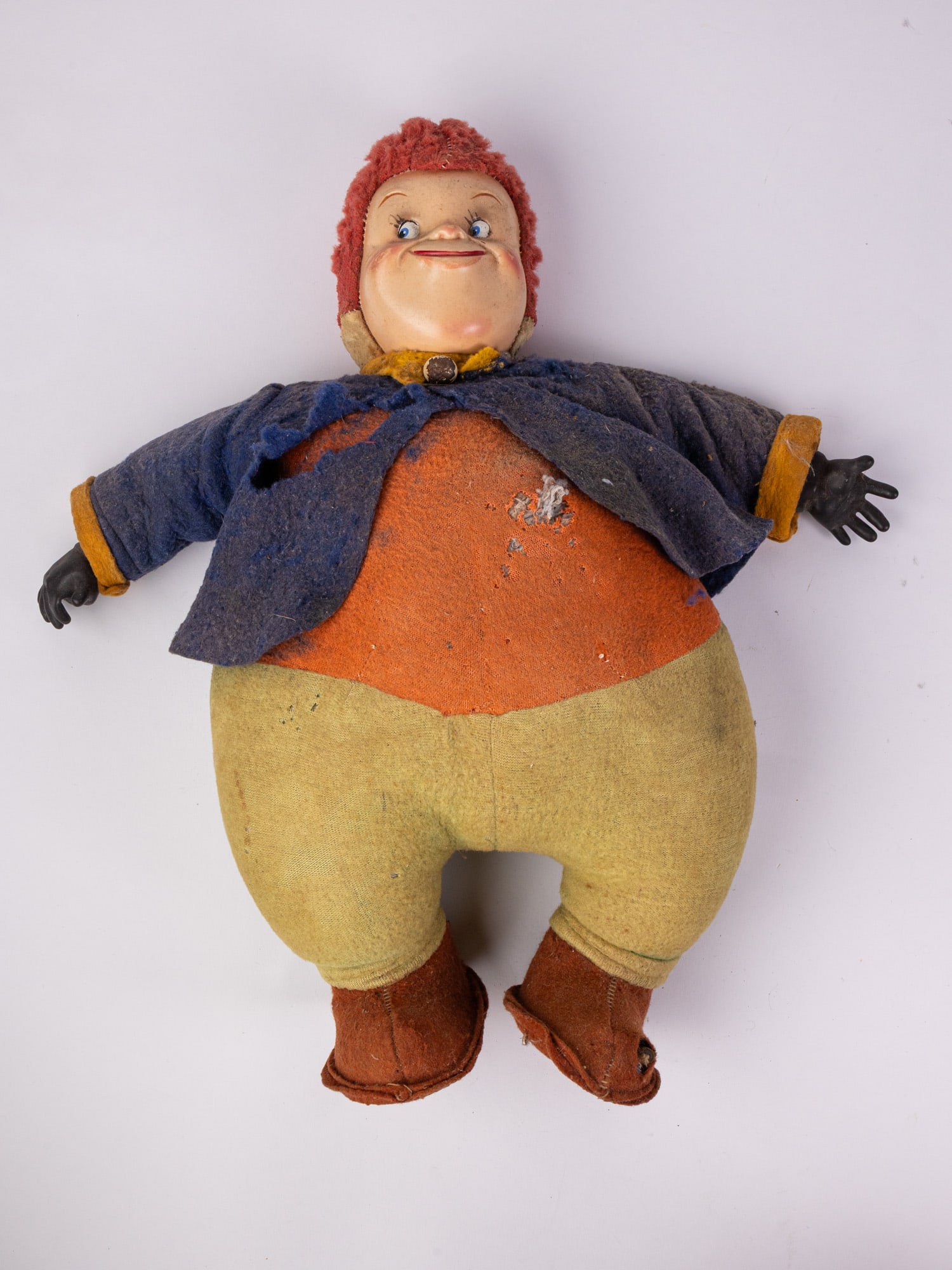 Humphrey the Happy Blacksmith Vintage Doll: Humphrey the Happy Blacksmith Vintage Doll Size 16" Literature Brooks Auction – Online Auction Terms & Conditions Contact: (856) 694-2960 | info@brooks.auction READ BEFORE YOU BID: We wa