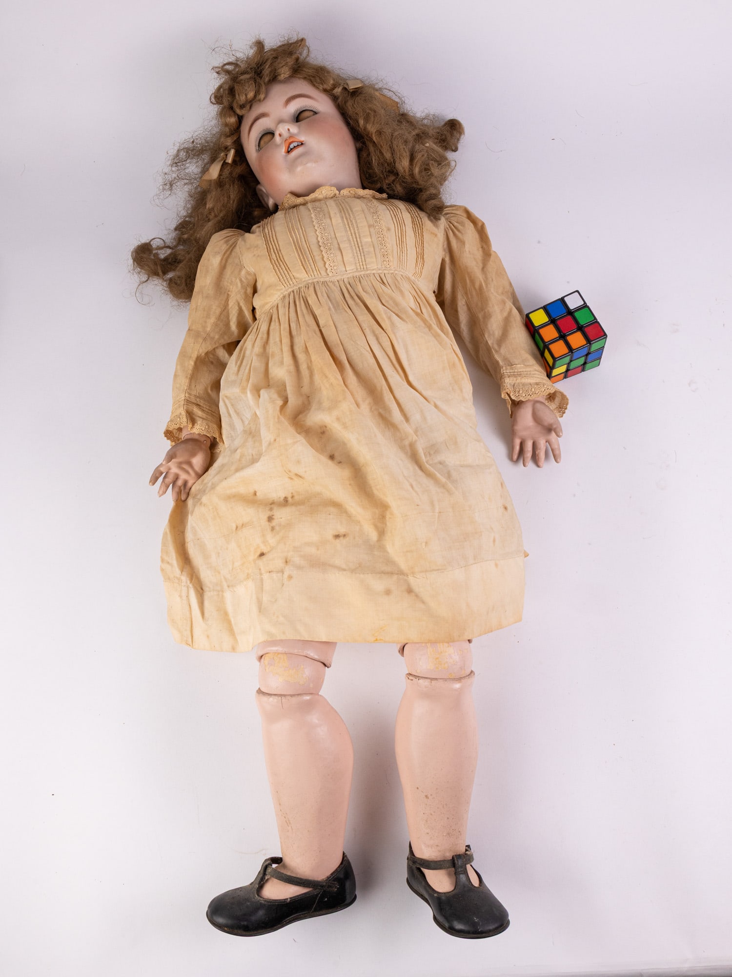 Heinrich Handwerck Simon & Halbig 30" Bisque Doll - 2