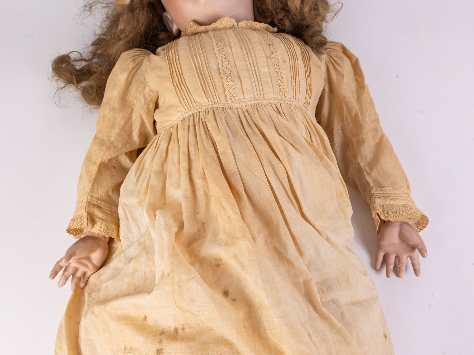 Heinrich Handwerck Simon & Halbig 30" Bisque Doll - 4