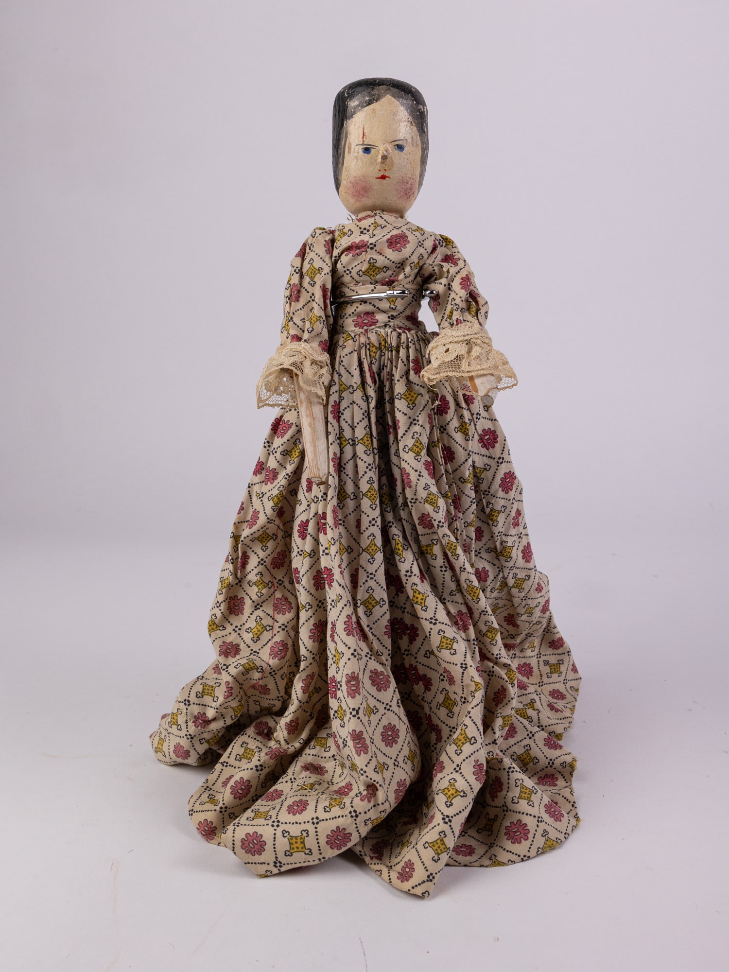 Vintage Wooden Peg Doll: Vintage Wooden Peg Doll Size 13" Literature Brooks Auction – Online Auction Terms & Conditions Contact: (856) 694-2960 | info@brooks.auction READ BEFORE YOU BID: We want you to feel conf