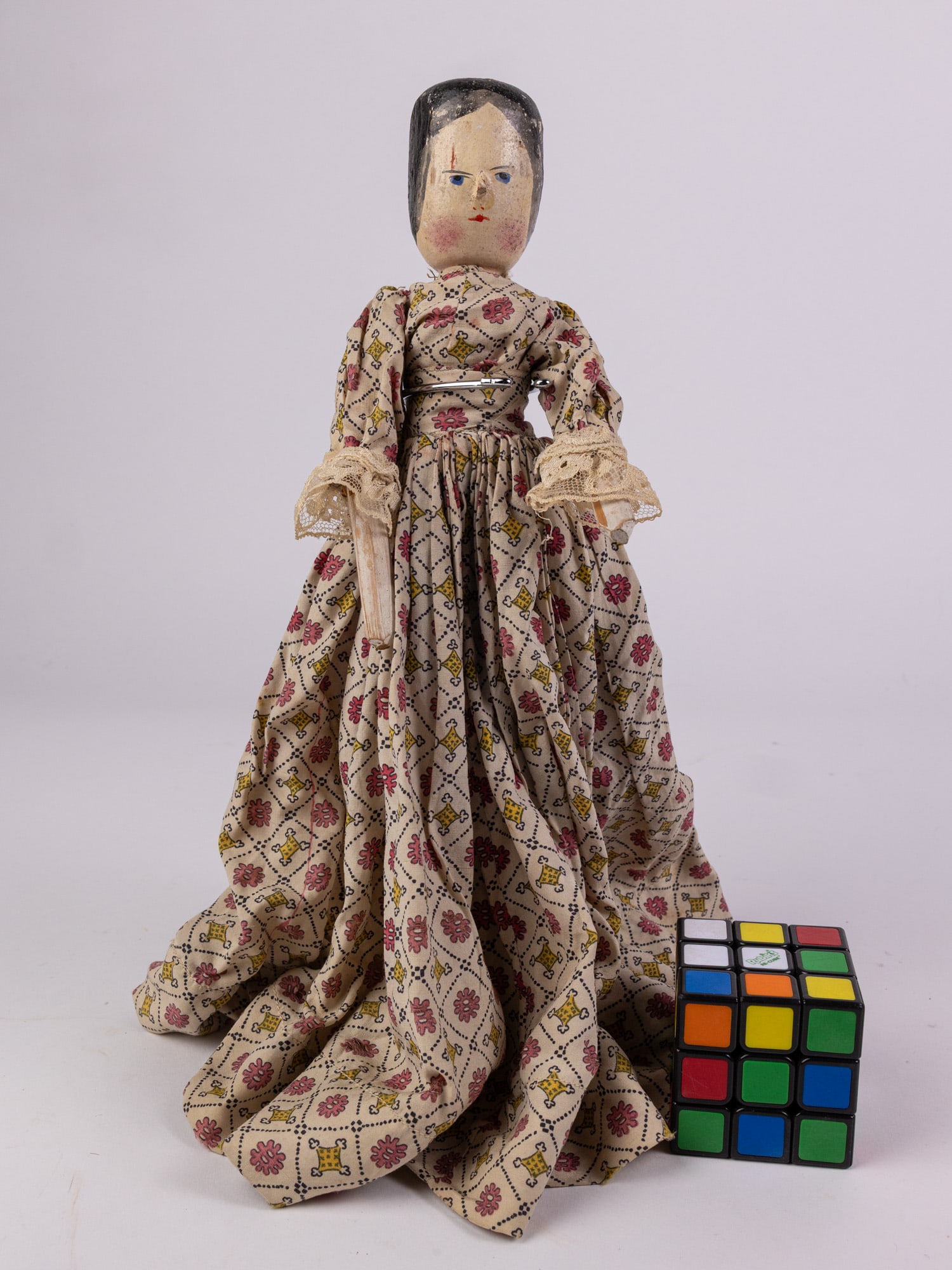 Vintage Wooden Peg Doll - 2