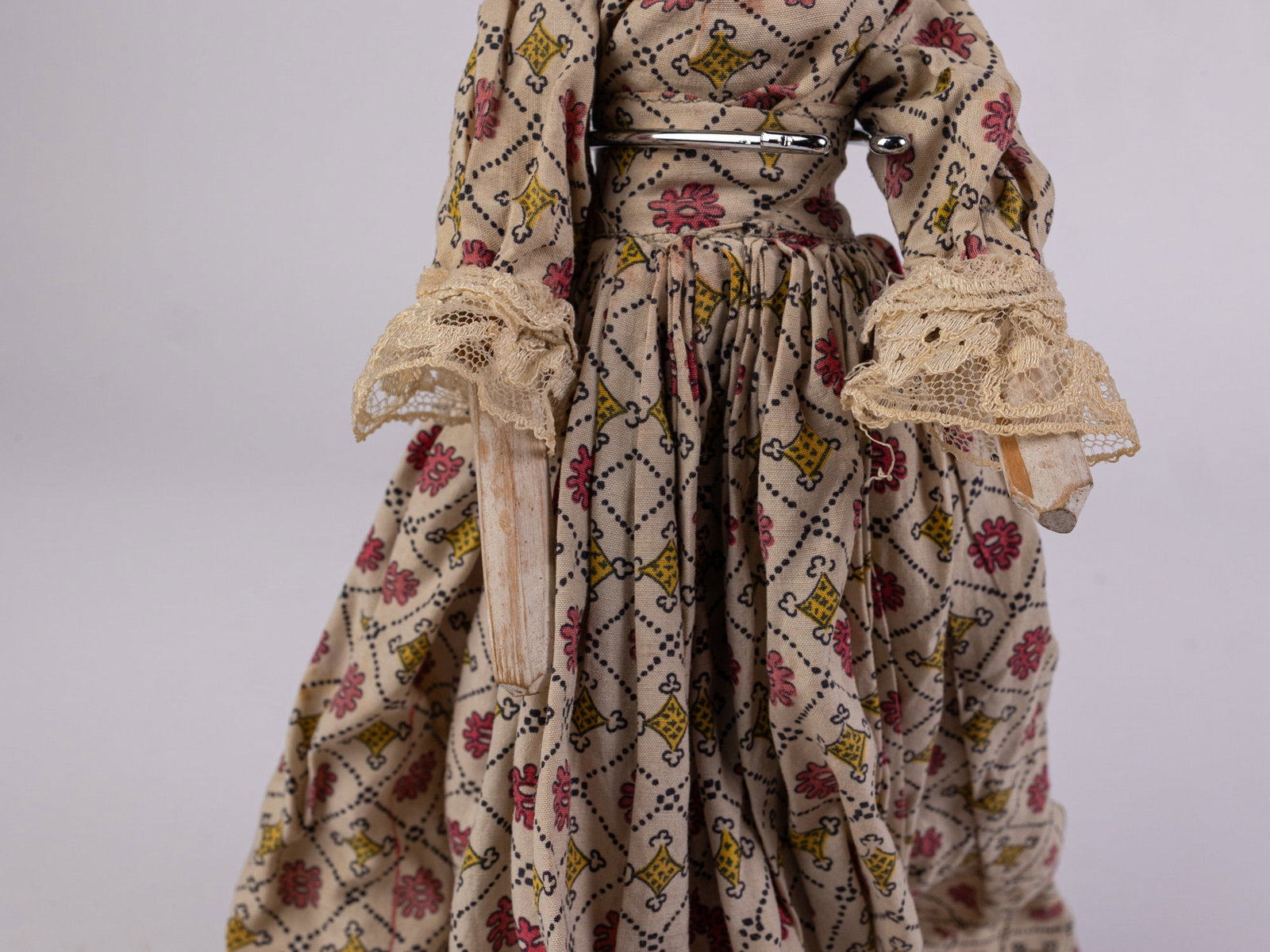 Vintage Wooden Peg Doll - 4