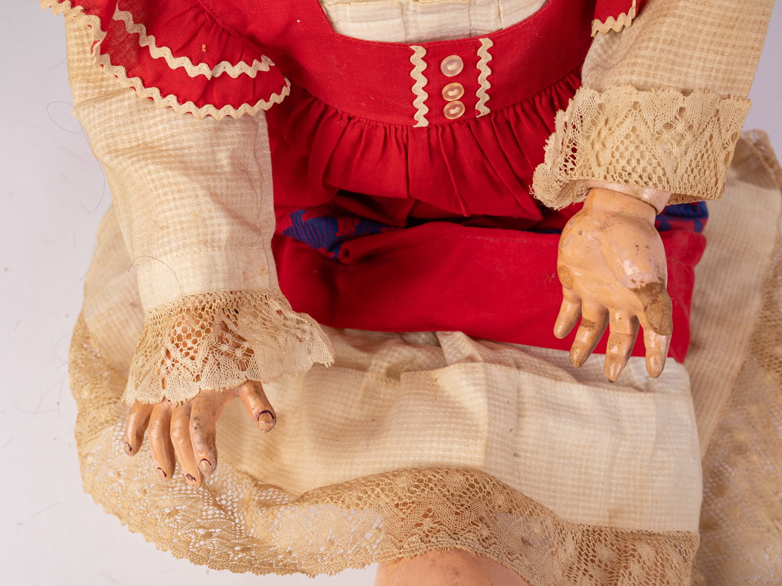 Antique SFBJ Bisque 30" Doll - 5