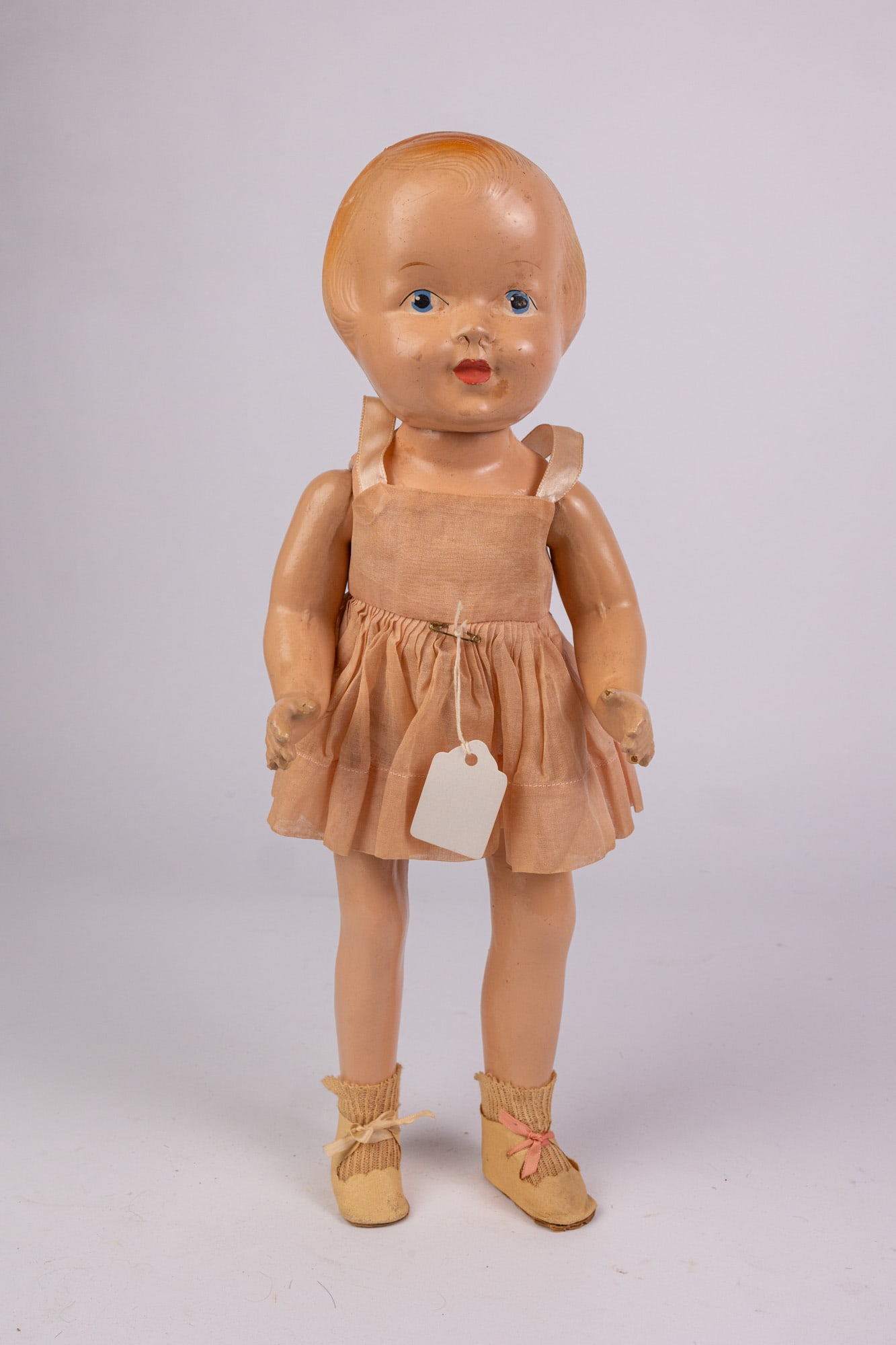 c. 1930's Composition "Patsy" Type Doll: c. 1930's Composition "Patsy" Type Doll Size 17" H Literature Brooks Auction – Online Auction Terms & Conditions Contact: (856) 694-2960 | info@brooks.auction READ BEFORE YOU BID: We want you