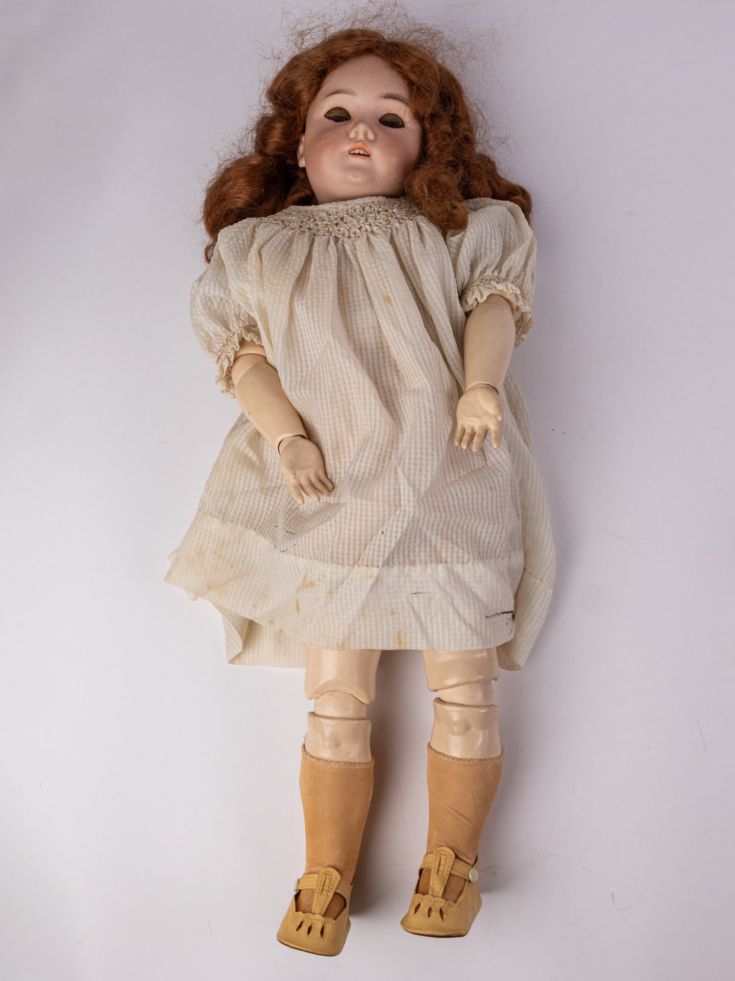 "Princess" Made in Germany Bisque Doll: Bisque head, composition arms, legs, and body. Marked "Princess, Germany" on back of neck. Size 23" Literature Brooks Auction – Online Auction Terms & Conditions Contact: (856) 694-2960 |
