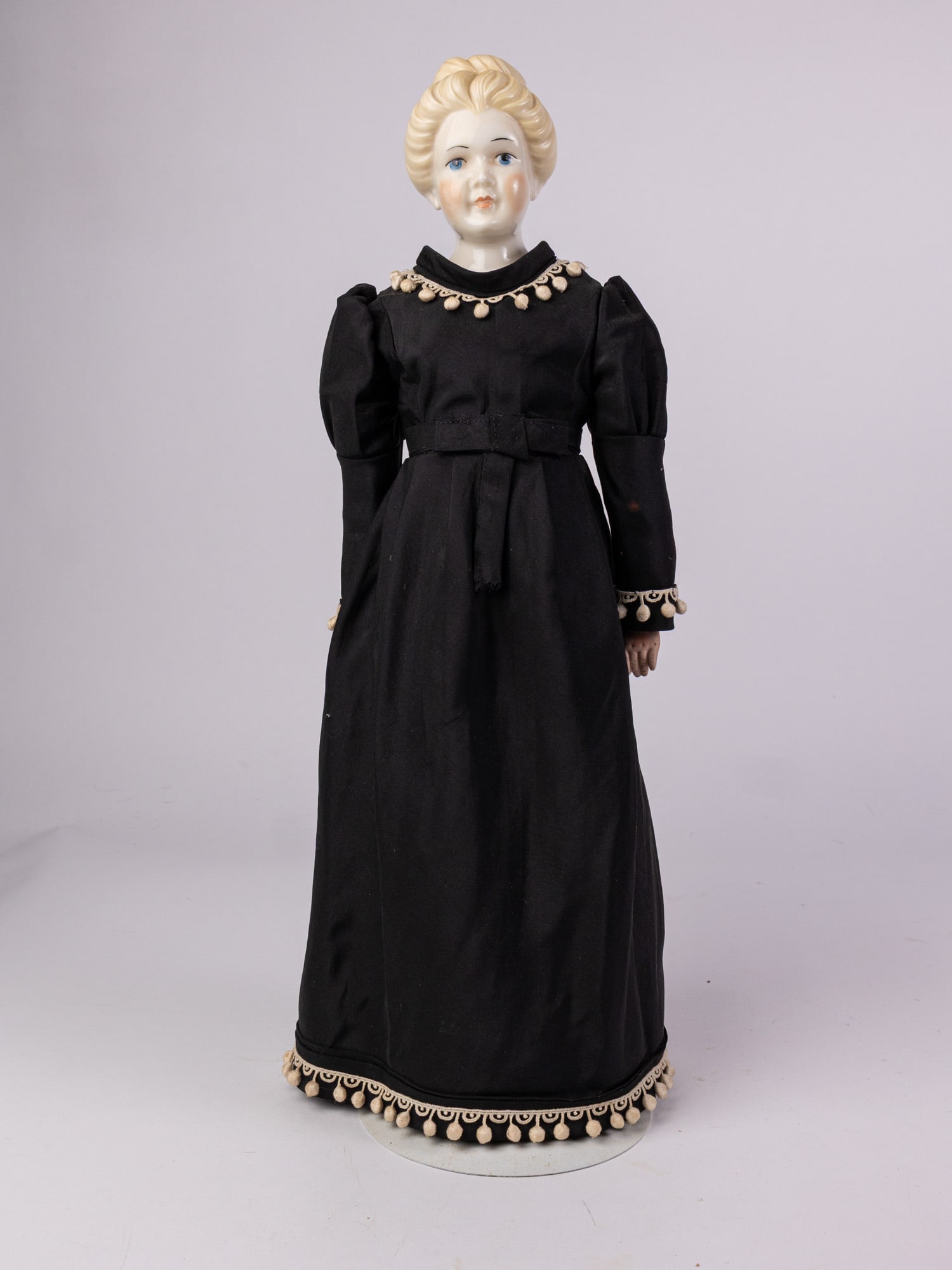 China Head Doll with Leather Body (1 of 5)