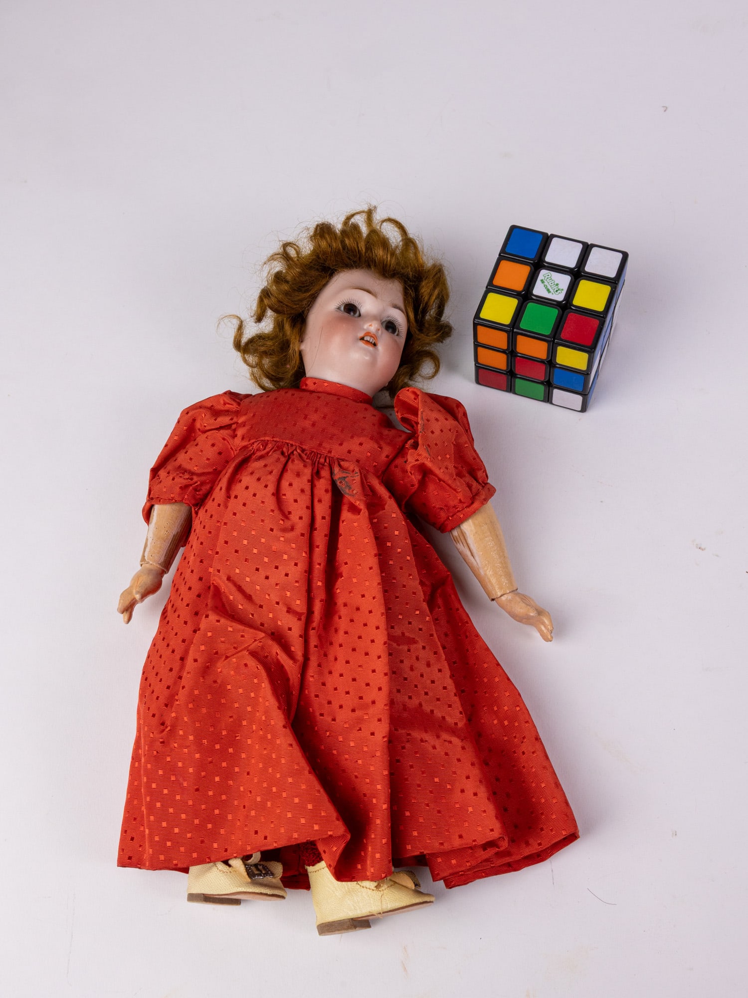 Antique C. M. Bergmann Simon & Halbig 12" Bisque Doll - 2