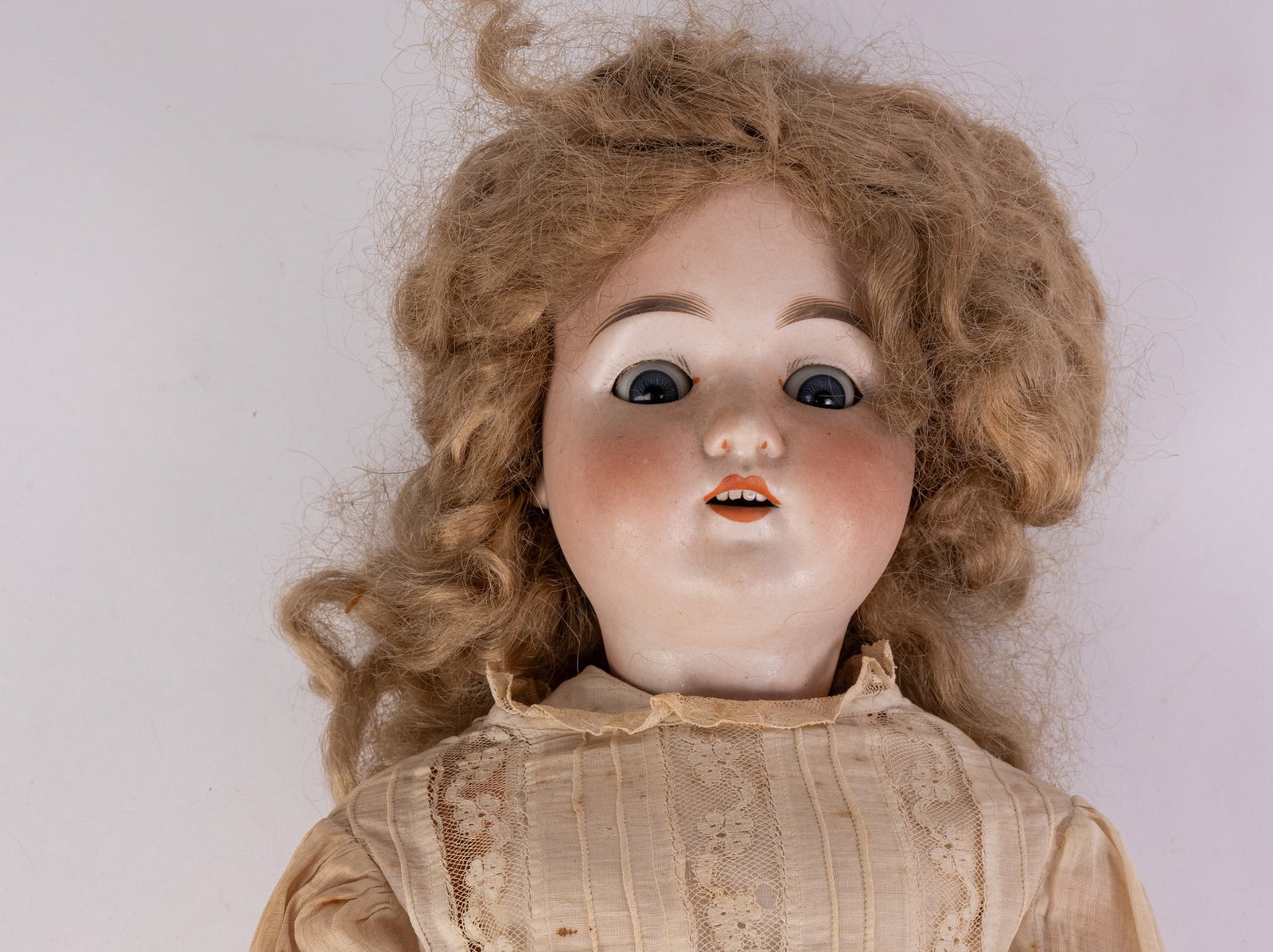 Antique 26" German Bisque Doll - 3