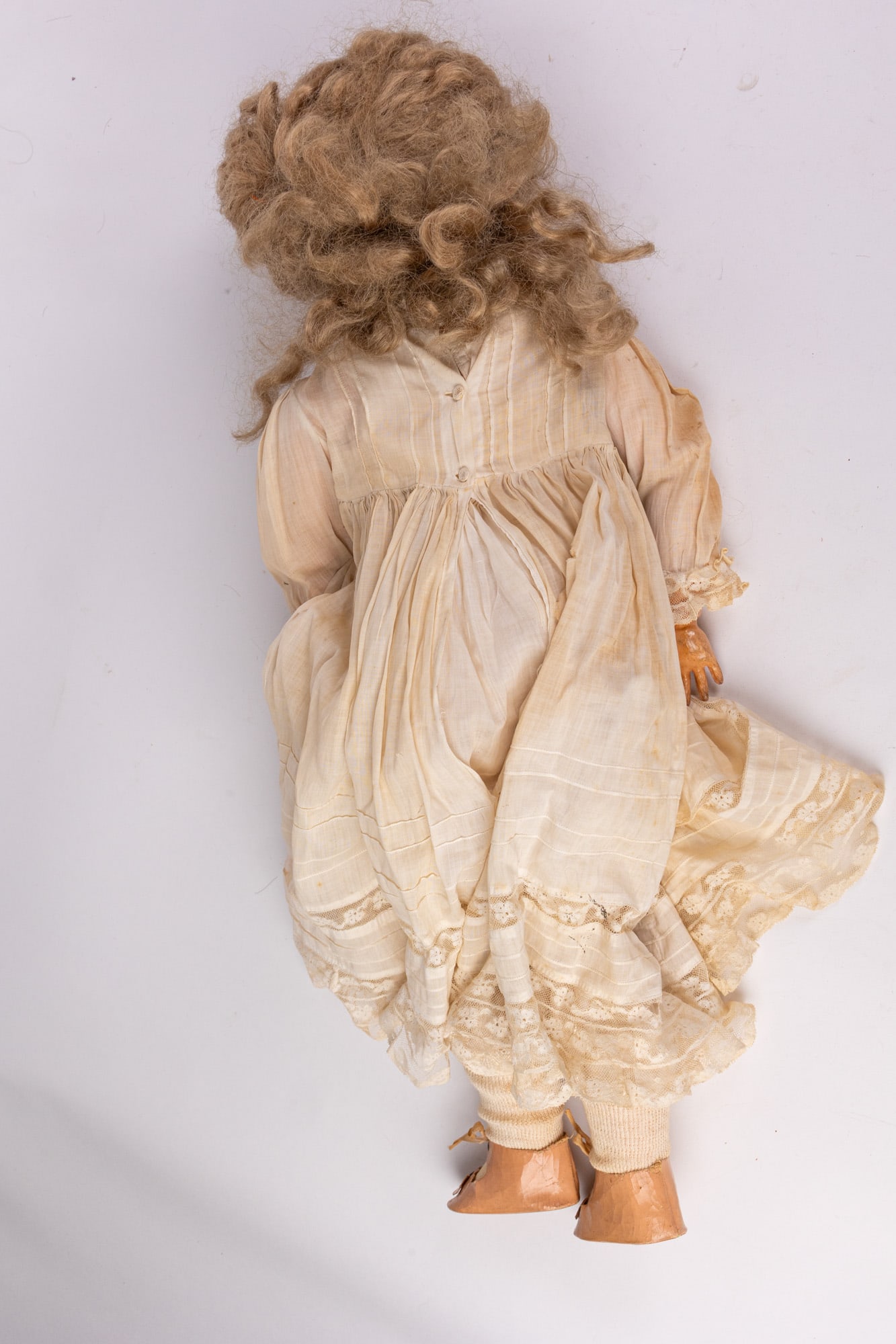 Antique 26" German Bisque Doll - 6