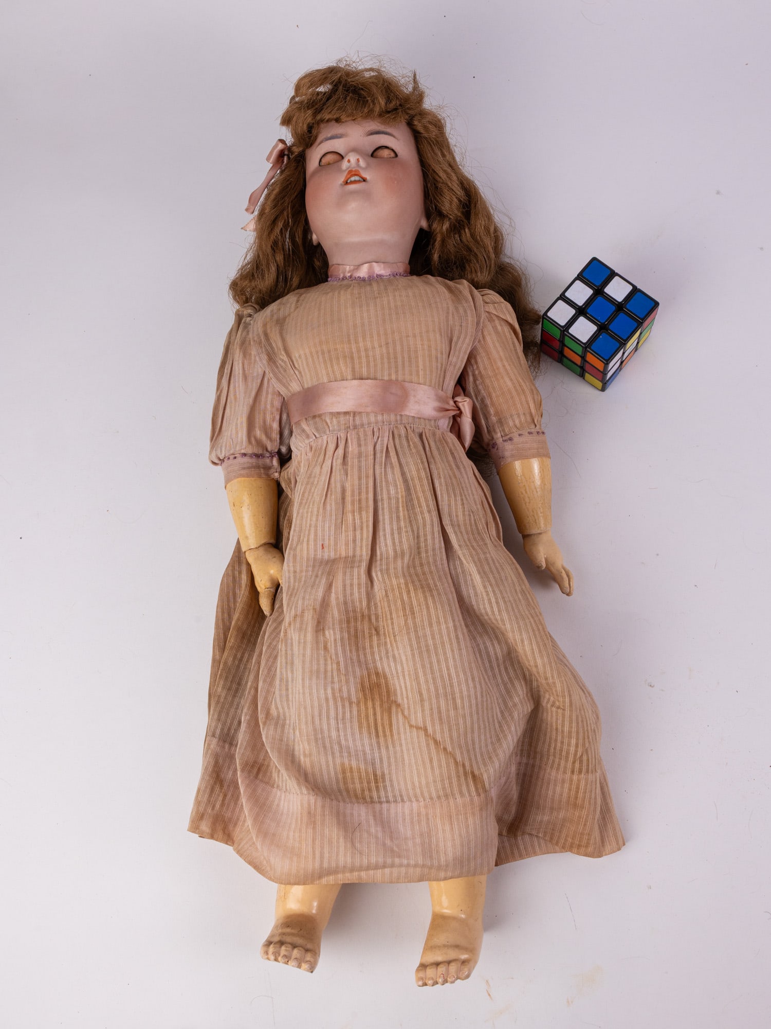Antique C. M. Bergmann Simon & Halbig 22" Bisque Doll - 2