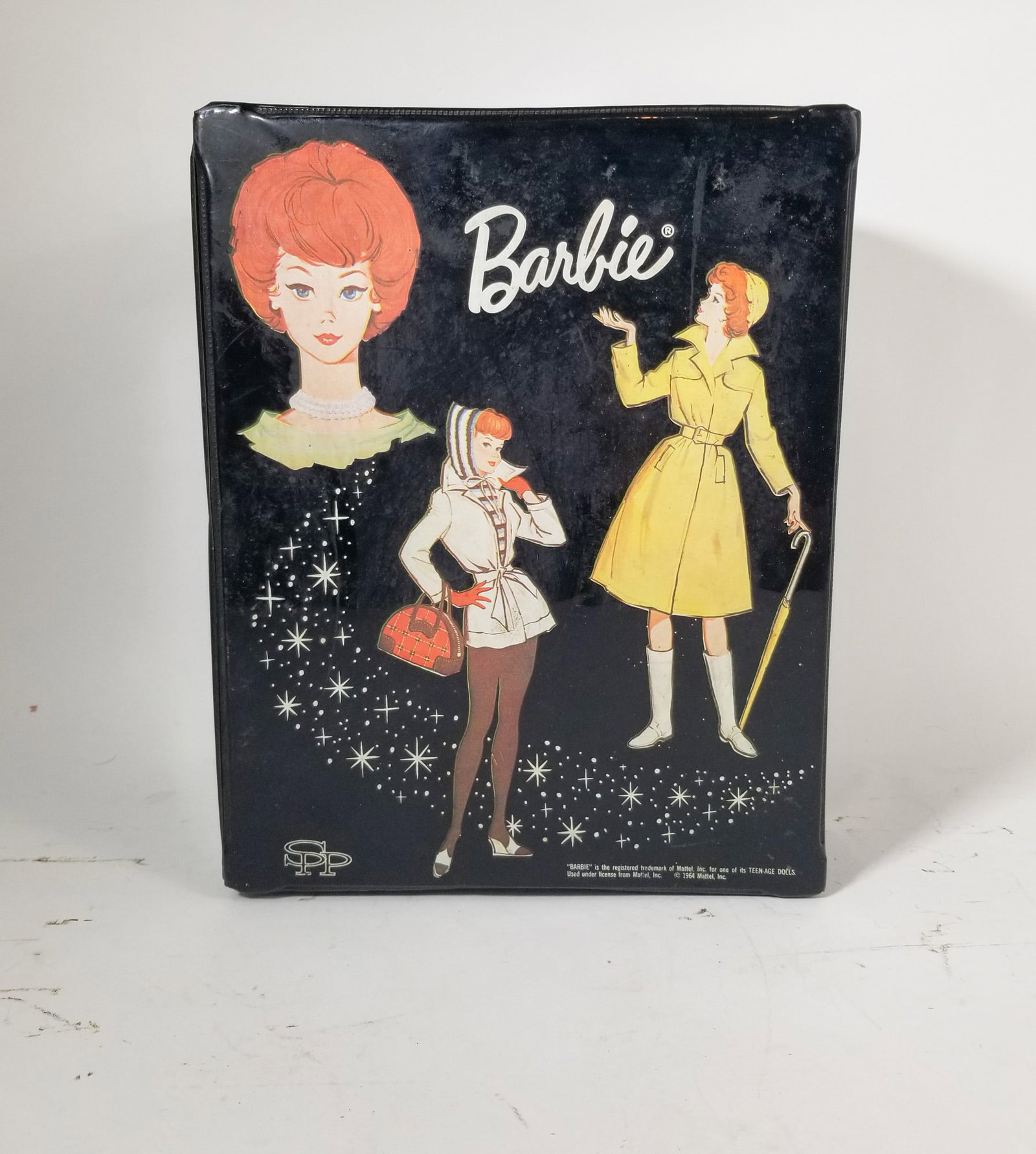 Vintage 1964 Barbie Carrying Case w/ Clothing & Accessories: Vintage 1964 Barbie Carrying Case w/ Clothing & Accessories Size 13" x 10" x 7" Literature Brooks Auction – Online Auction Terms & Conditions Contact: (856) 694-2960 | info@brooks.auction READ