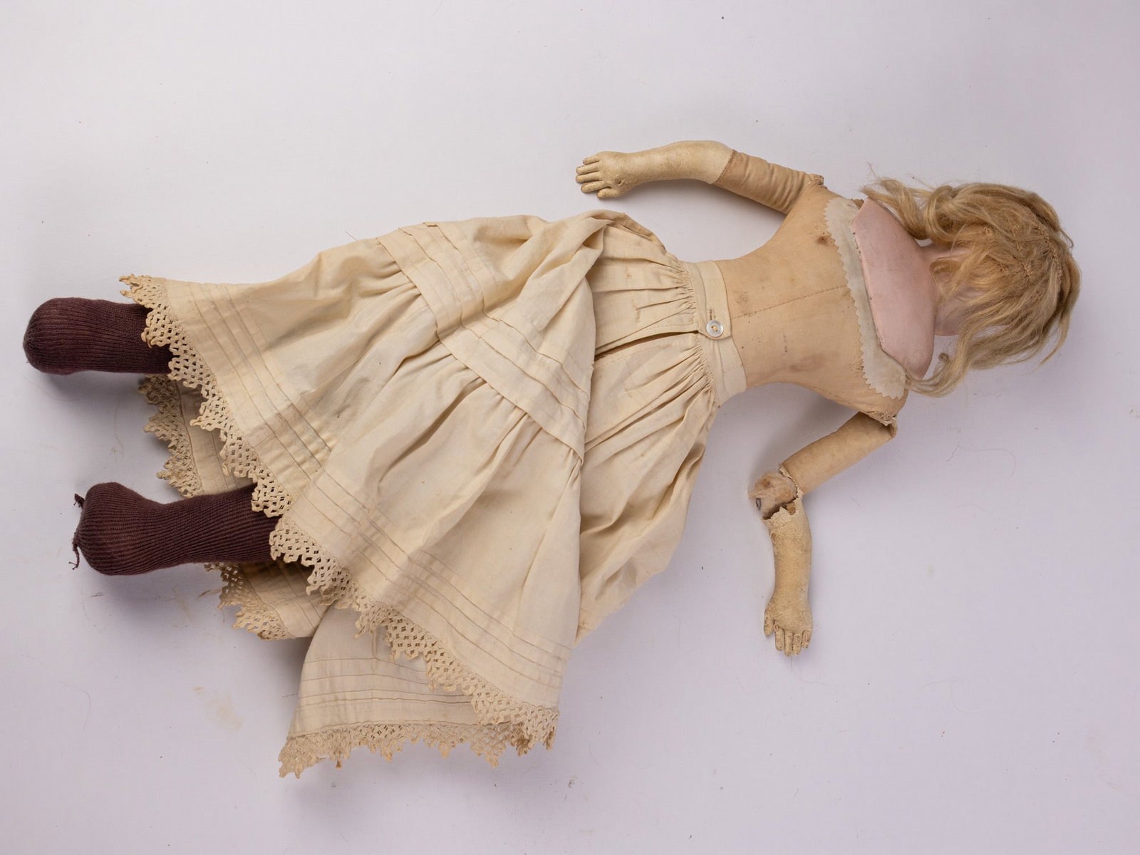 Antique Bisque Doll - 7