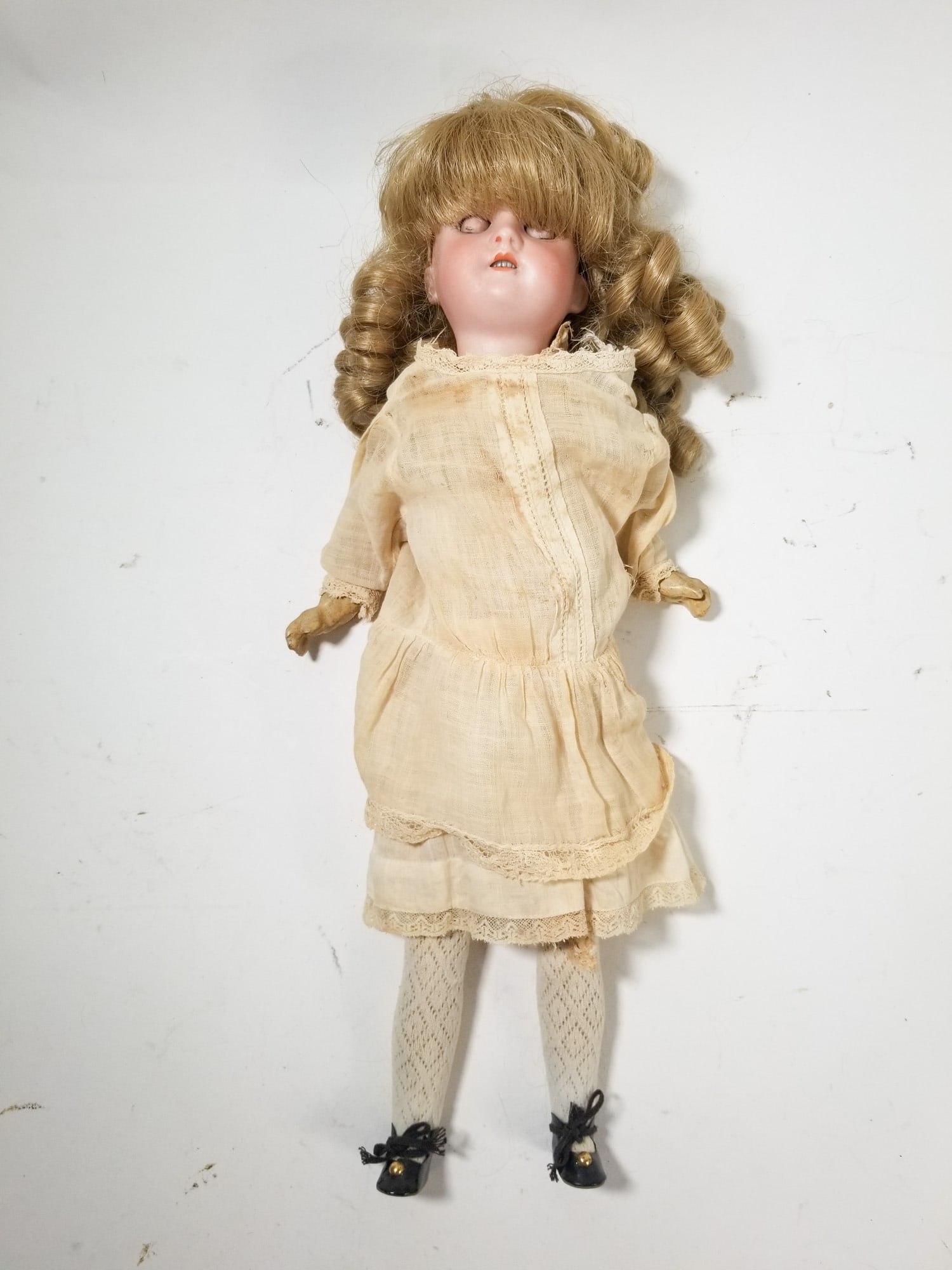 Antique Theodor Recknagel German Bisque Doll (1 of 3)