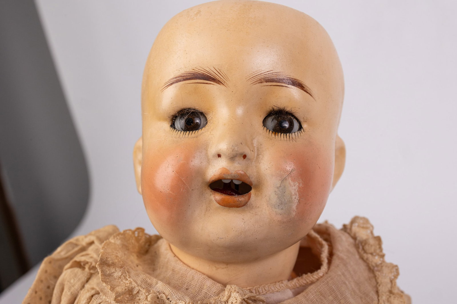 Antique 14" Bisque Baby Doll - 3