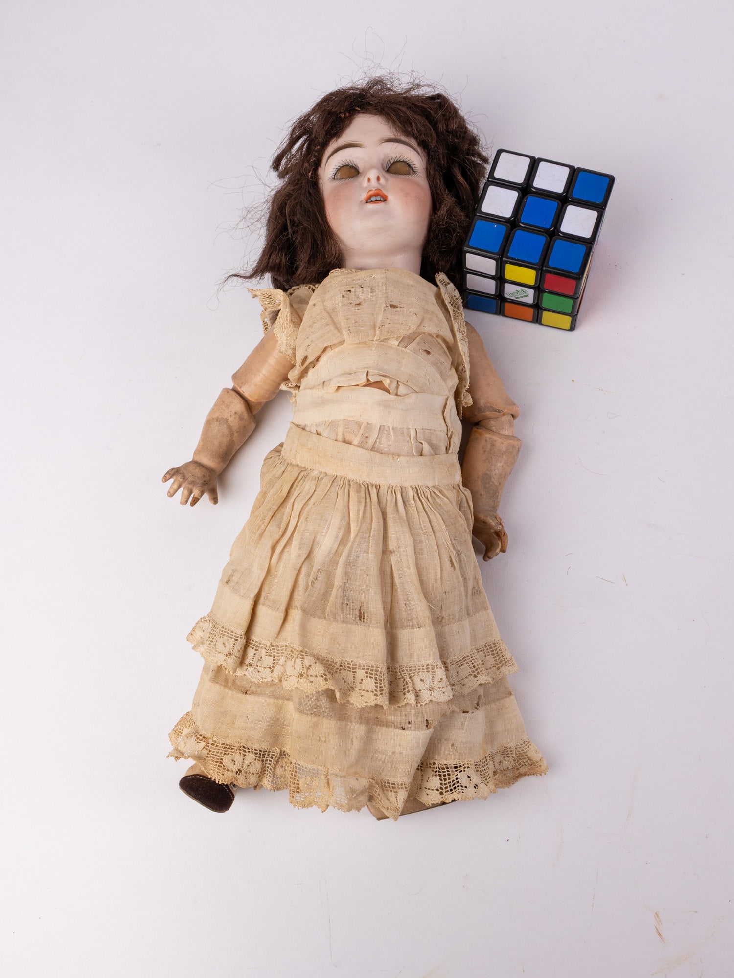 Antique German Bisque 14" Doll - 2