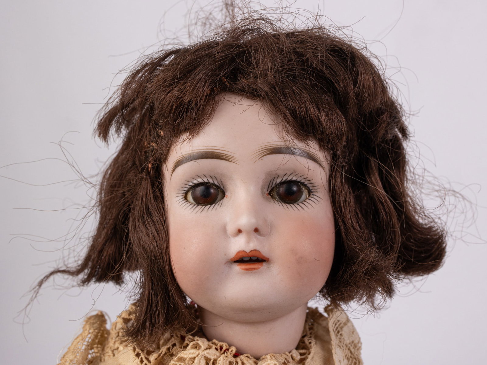 Antique German Bisque 14" Doll - 3