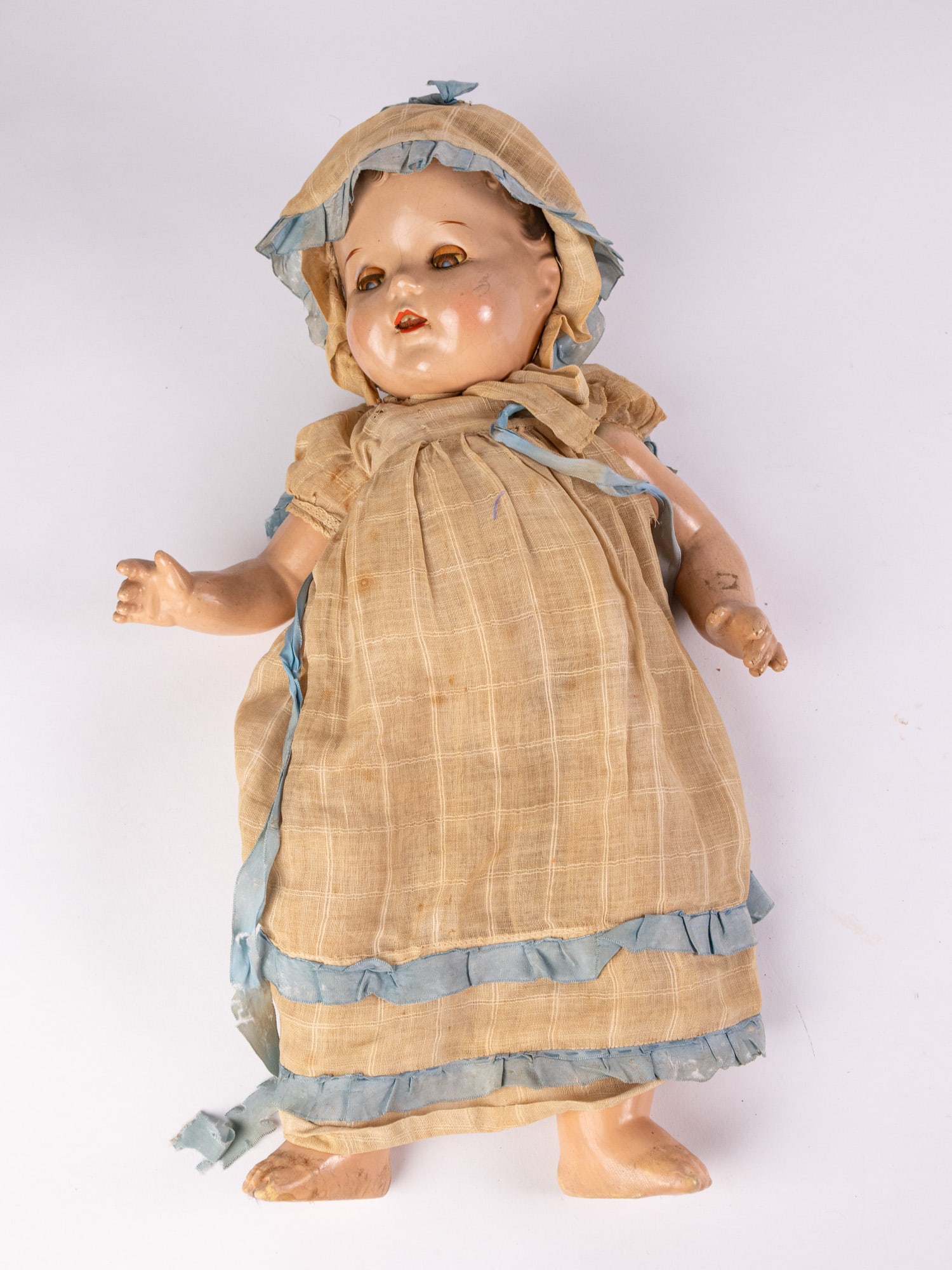 Early 20th Century Composition Doll (1 of 6)