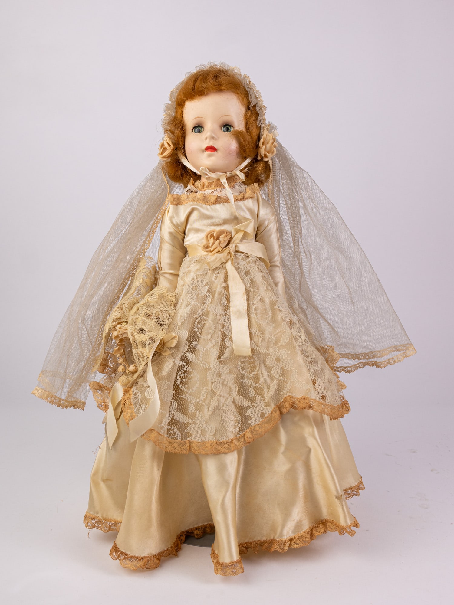 Vintage Composition Mid Century Bride Doll (1 of 5)