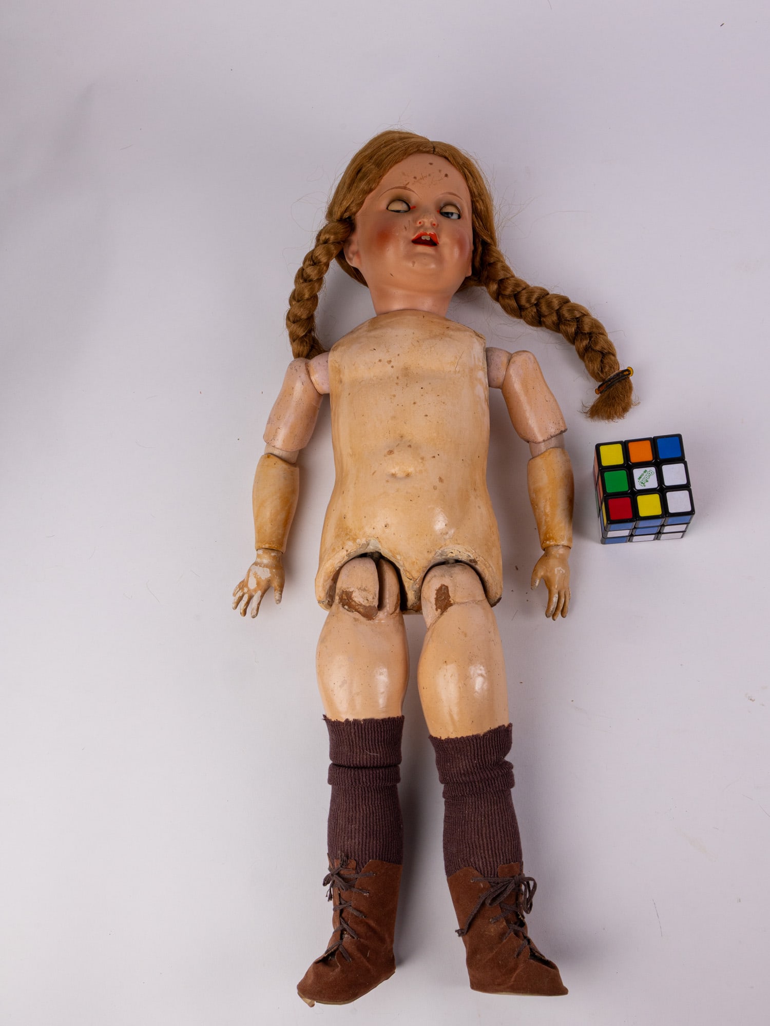 Vintage 23" Composition Doll - 2