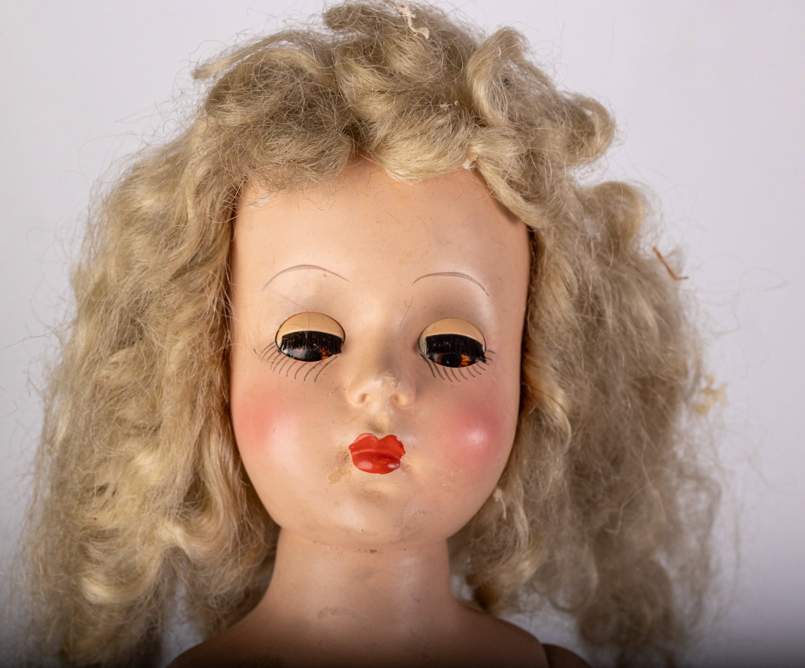 Vintage 18" Composition Doll - 2