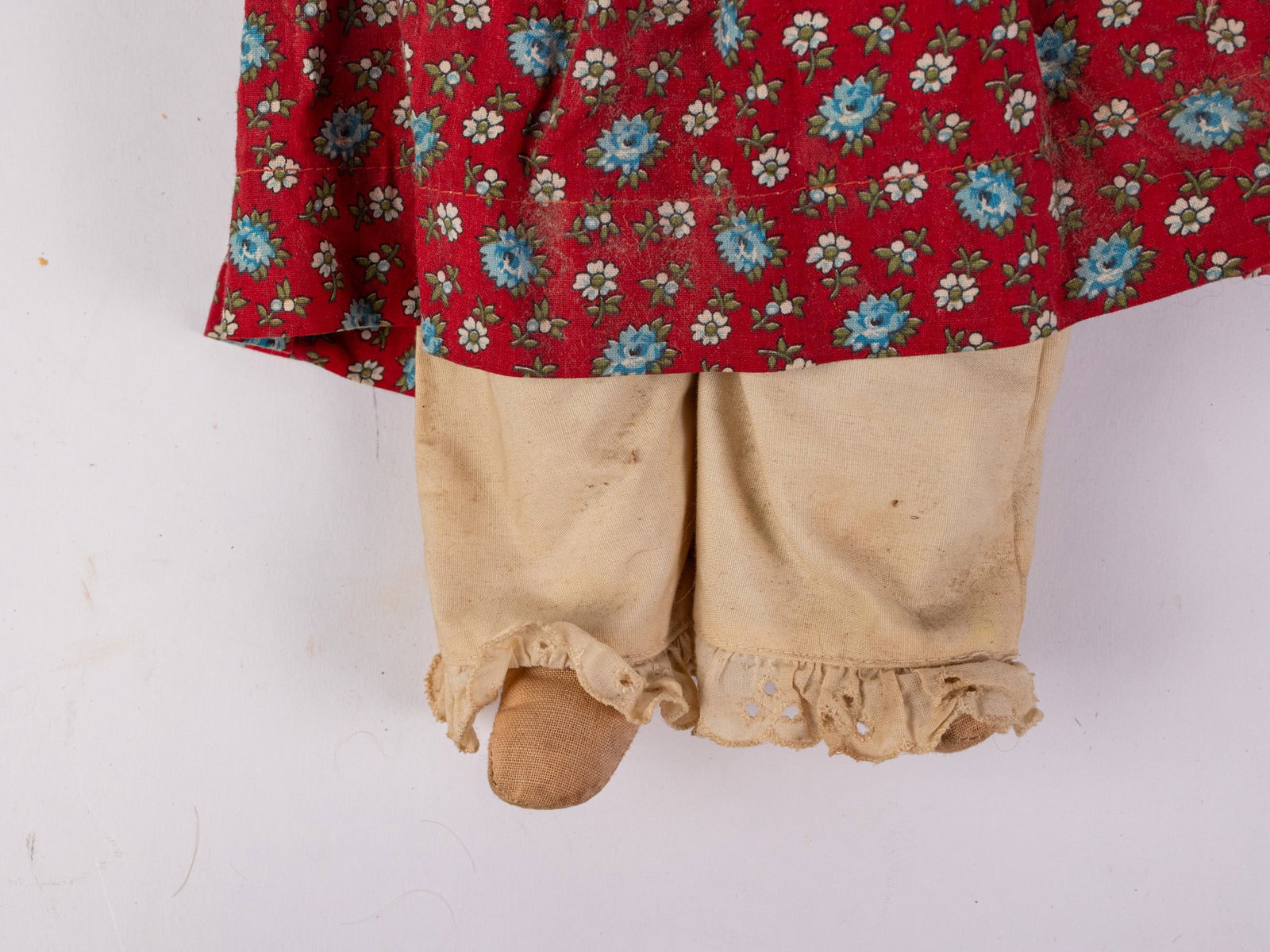 Lenci Style Vintage Cloth and Sawdust Doll - 5
