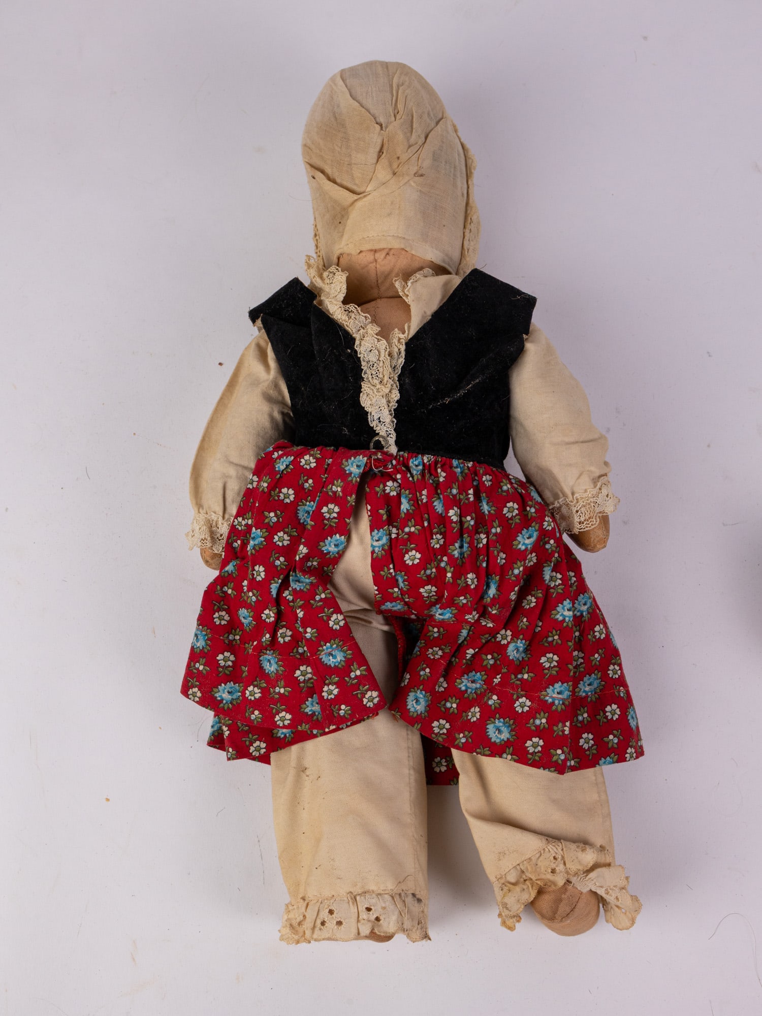 Lenci Style Vintage Cloth and Sawdust Doll - 6