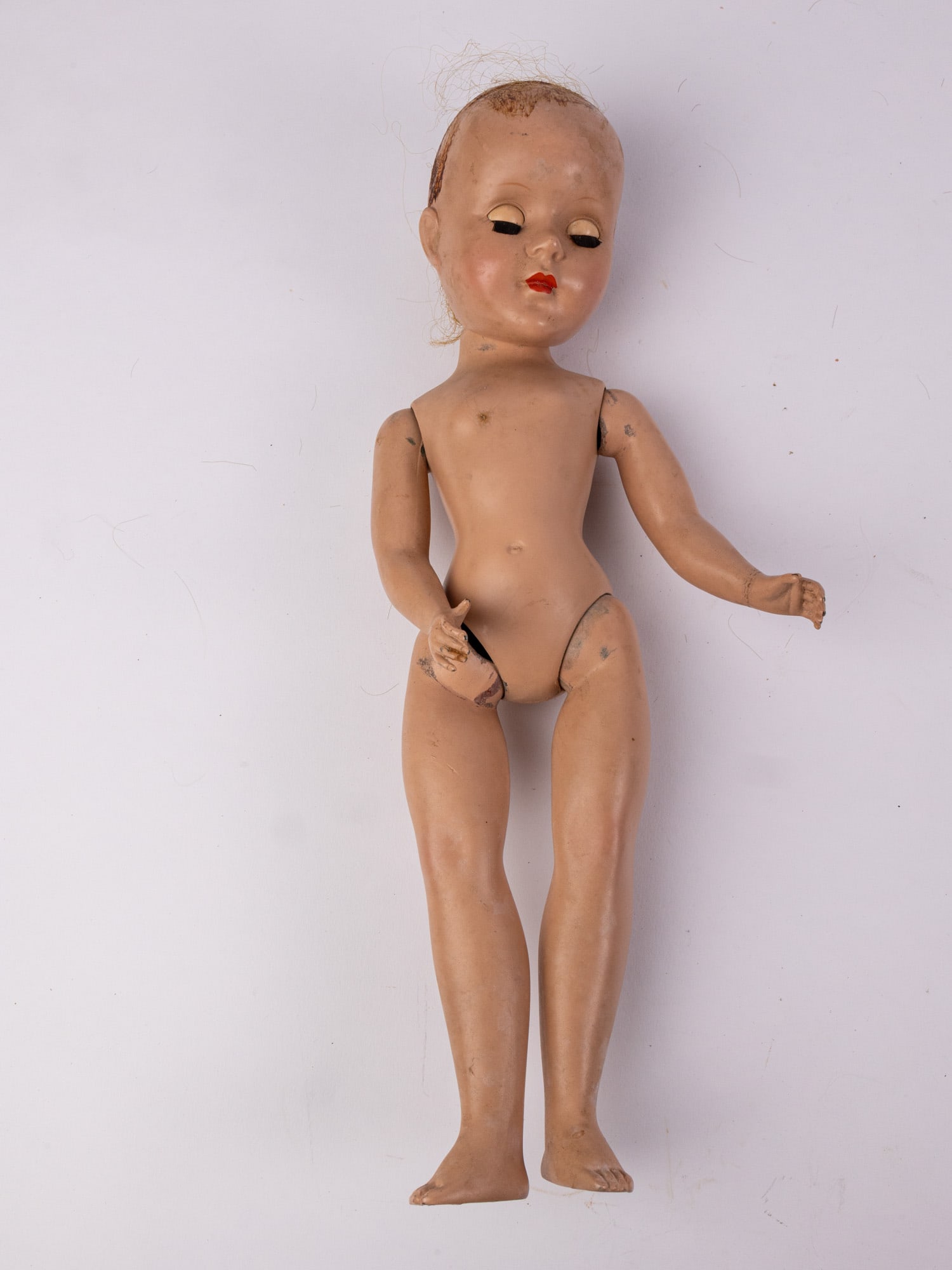 Vintage Mid Century Plastic Doll (1 of 4)