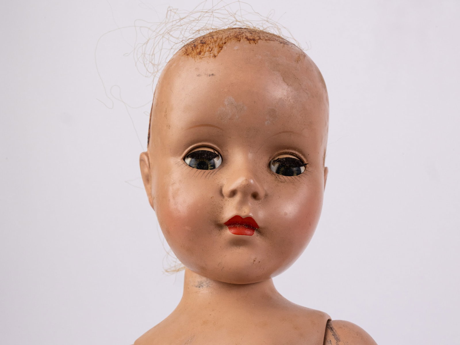Vintage Mid Century Plastic Doll - 3