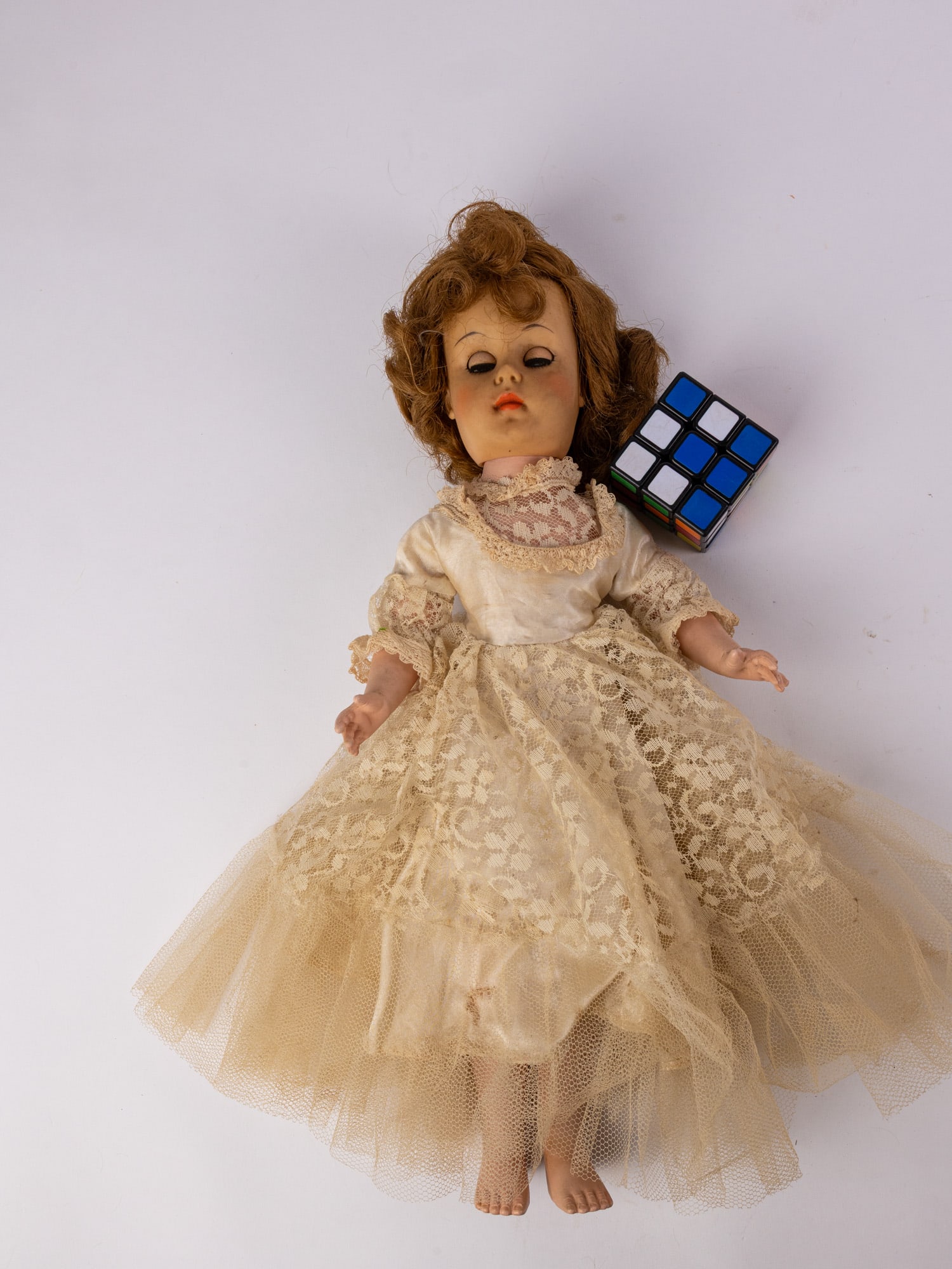 Vintage Plastic Bride Doll - 2